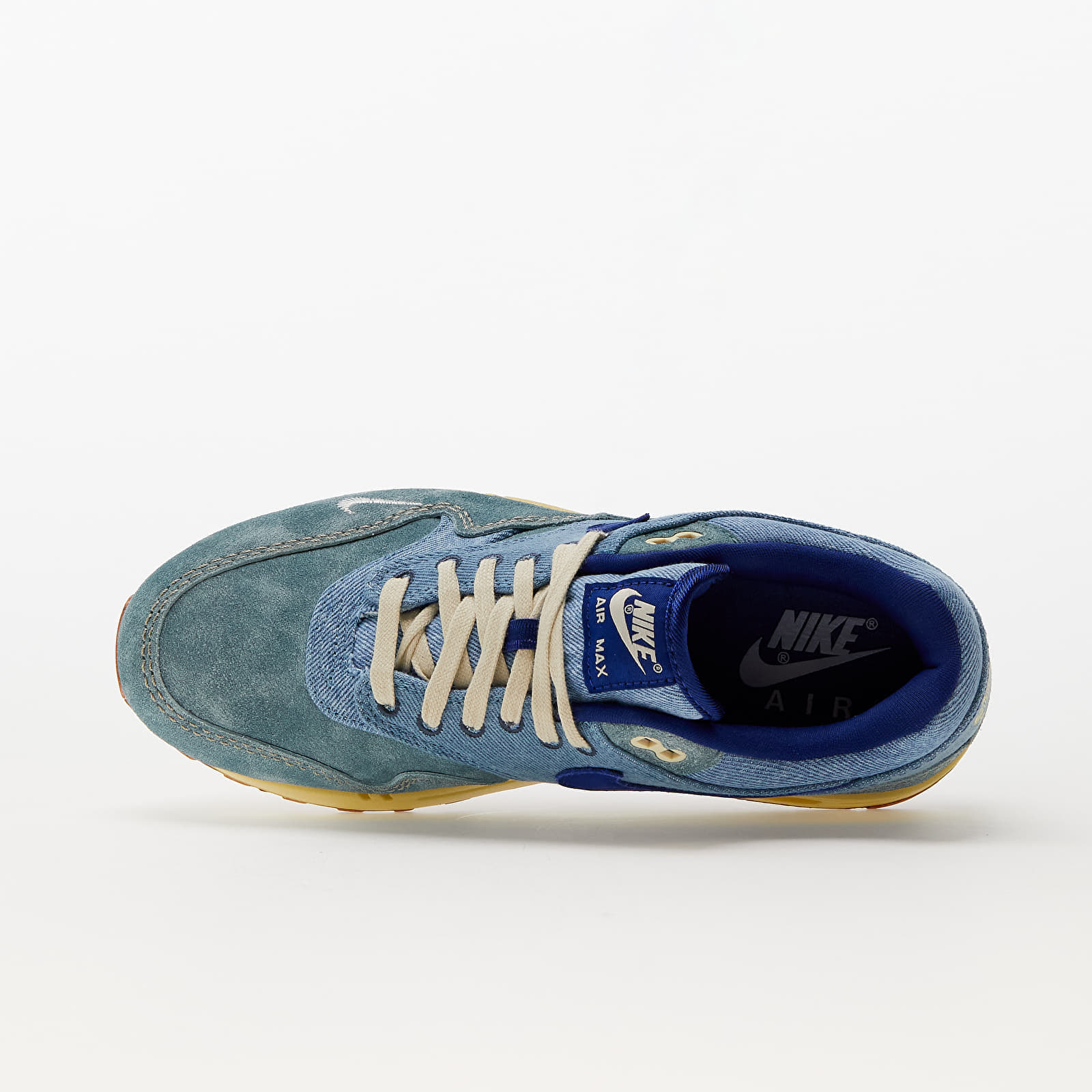 Men s shoes Nike Air Max 1 Premium Mineral Slate Deep Royal Blue