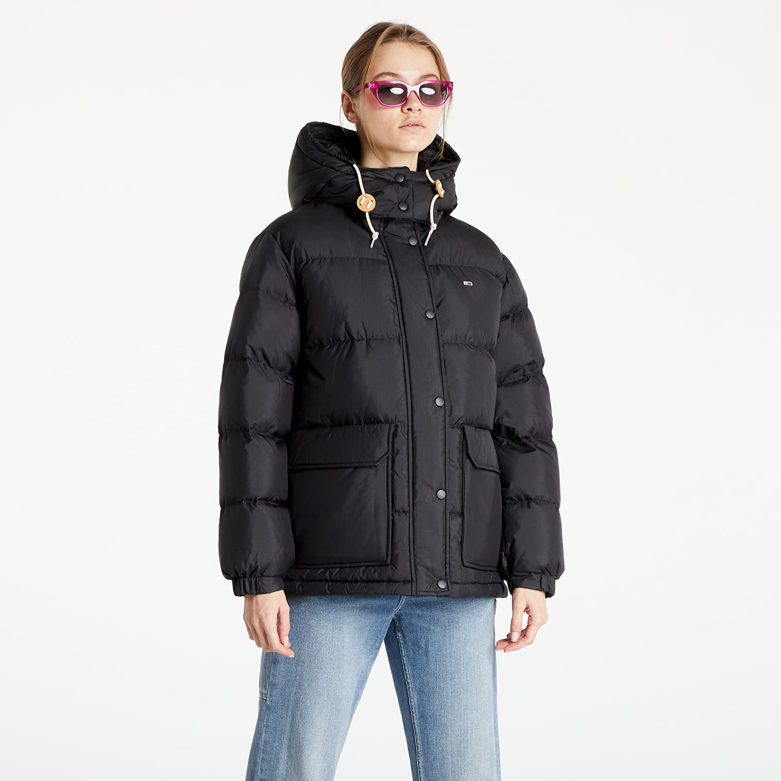 Jackets and Coats Tommy Jeans Premium Down Puffer Black