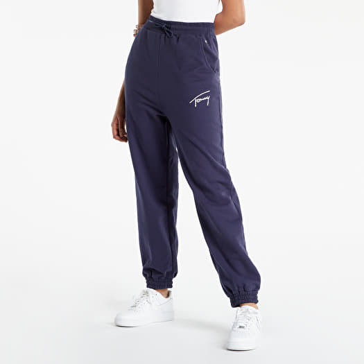 Jogger Pants TOMMY JEANS Tommy Signature Sweatpants Twilight Navy | Queens