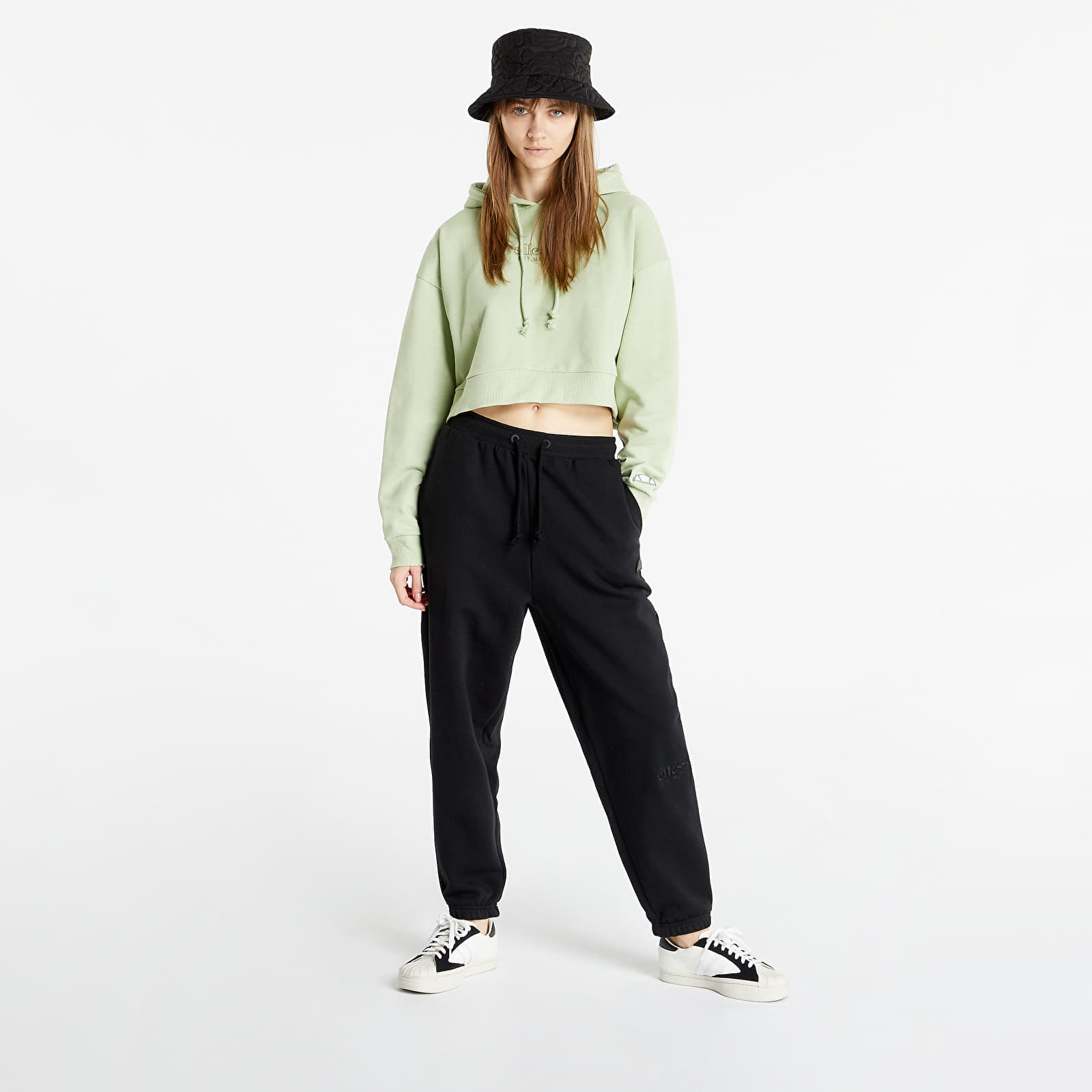 Hoodies and sweatshirts  Ellesse Cropped Hoodie Light Green