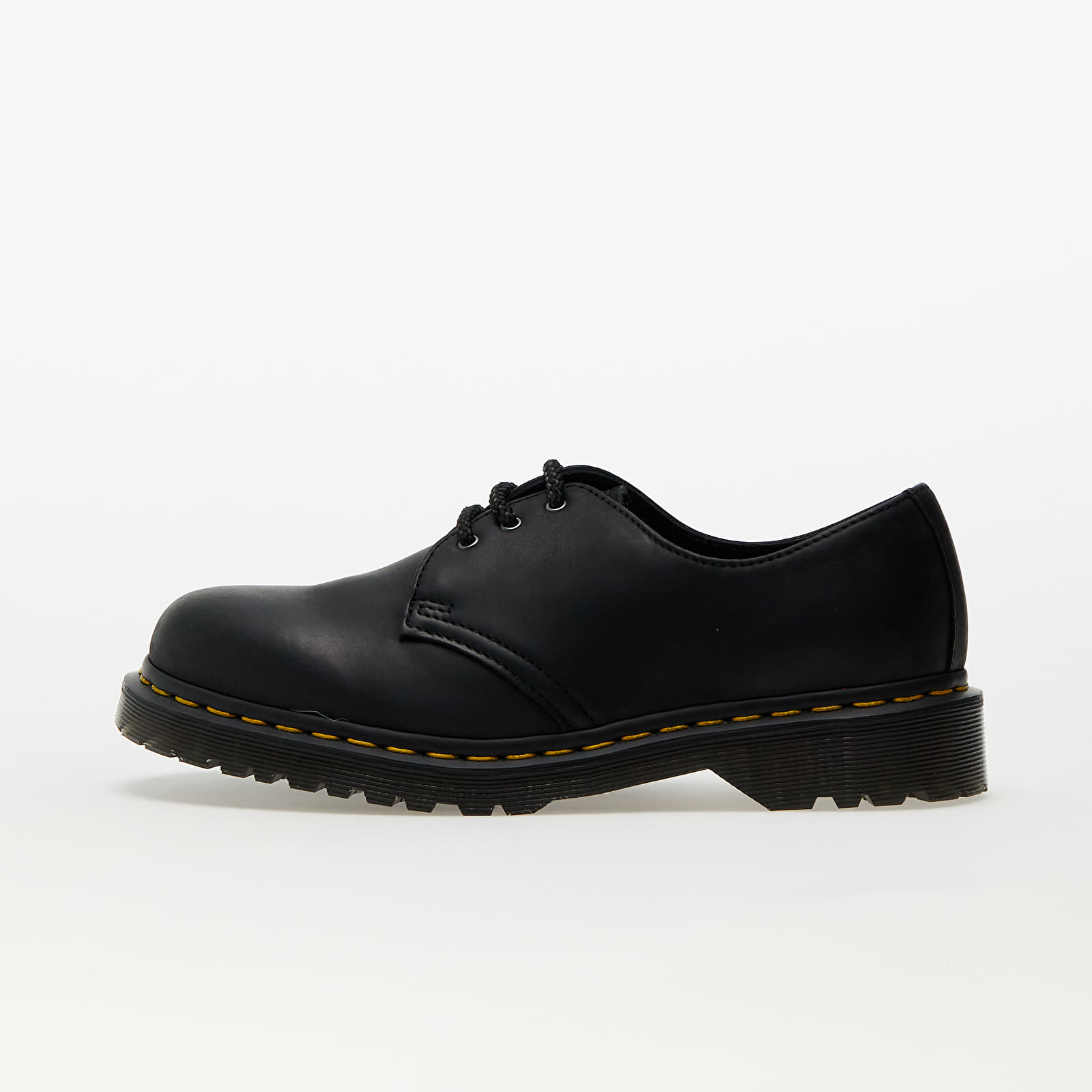 Чоловіче взуття Dr. Martens 1461 3 Eye Shoe Black Waxed Full Grain