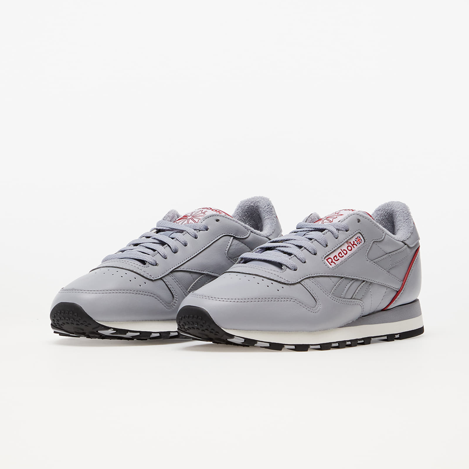 Turnschuhe und Schuhe für Männer Reebok Classic Leather 1983 Vintage Classic Grey 3/ Flash Red/ Chalk