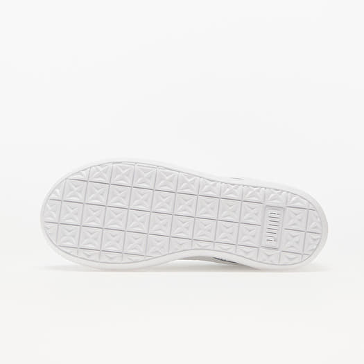 Chaussures puma suede white mono iced blanc sales