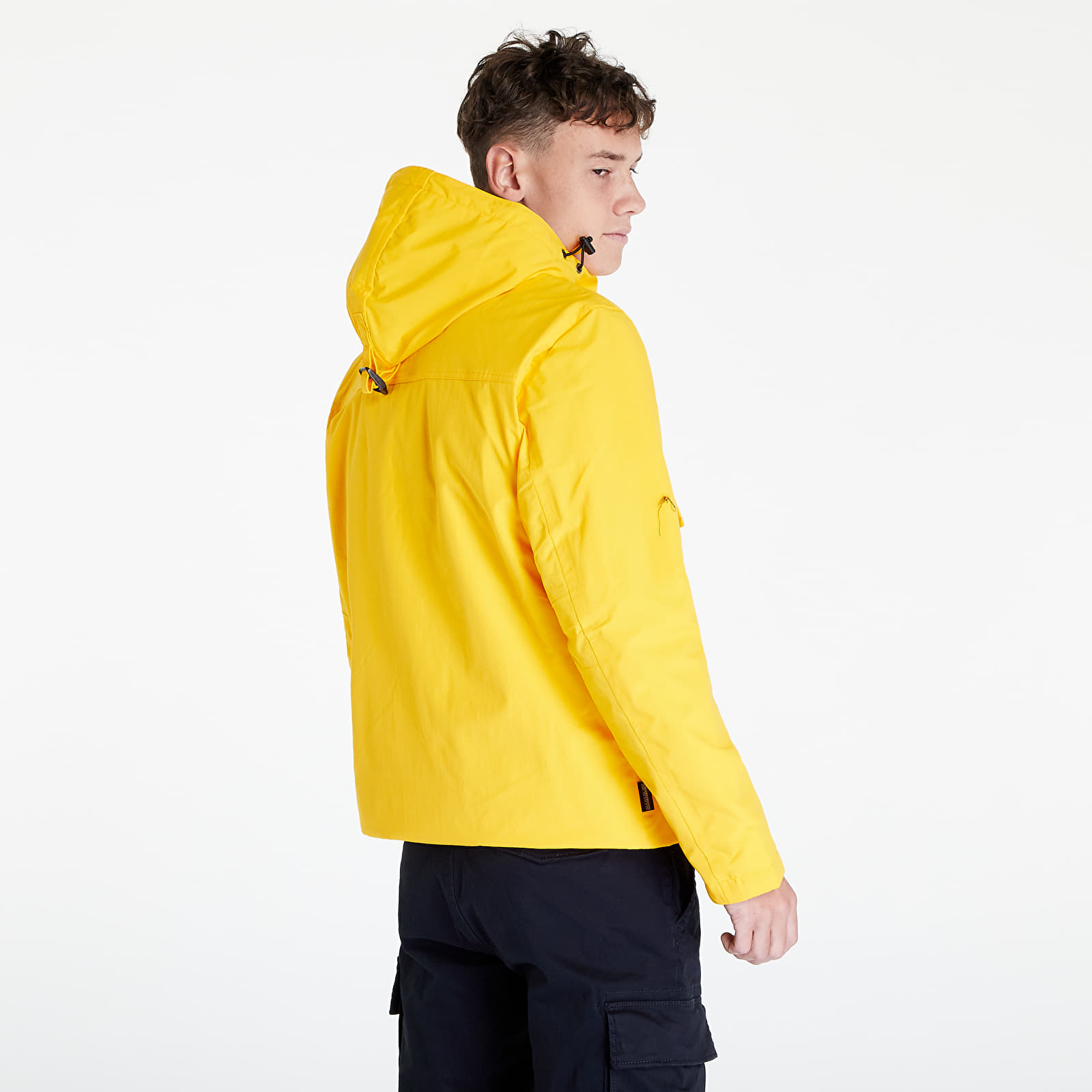 Yellow napapijri jacket 2025