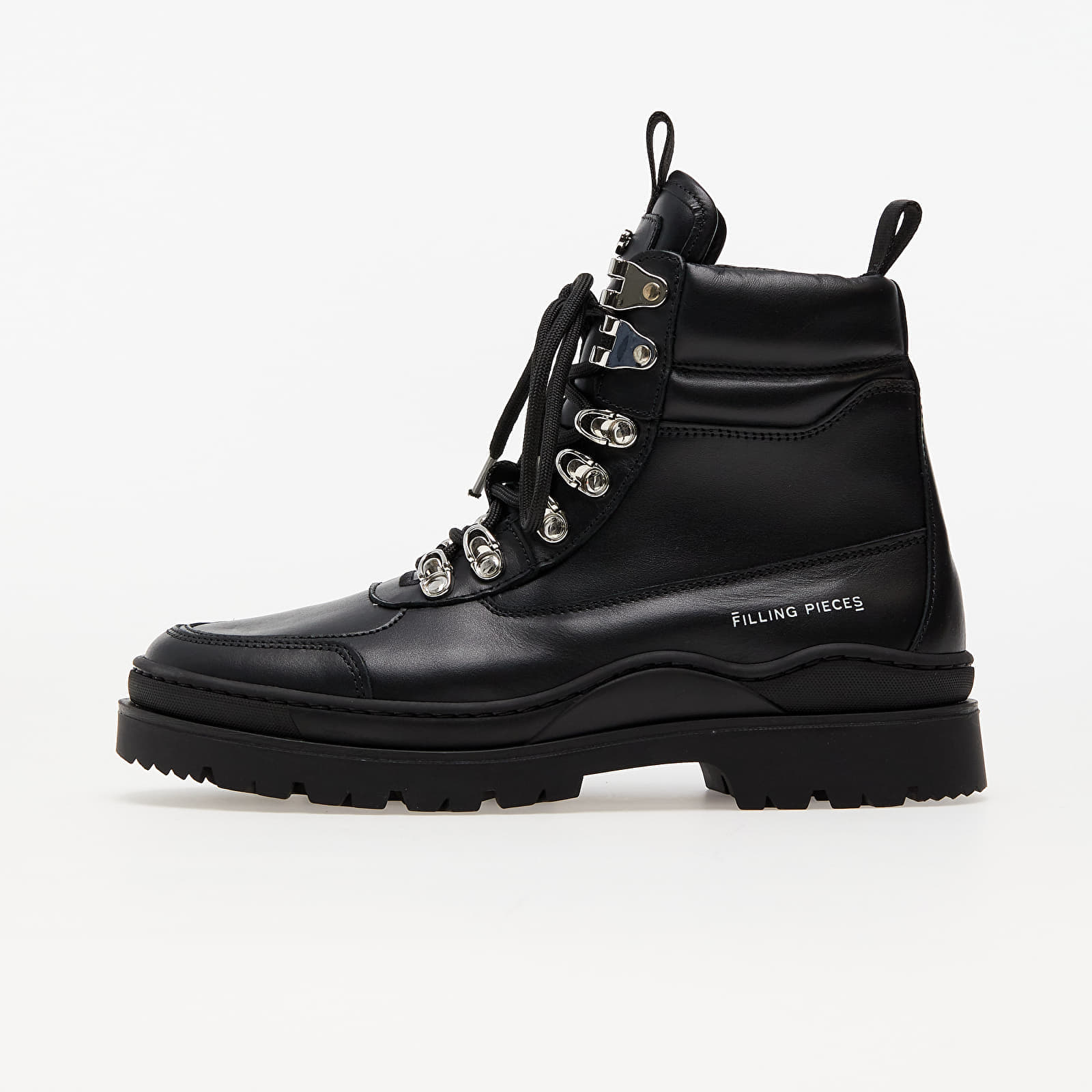 Men's sneakers and shoes Filling Pieces Mountain Boot Nappa Black