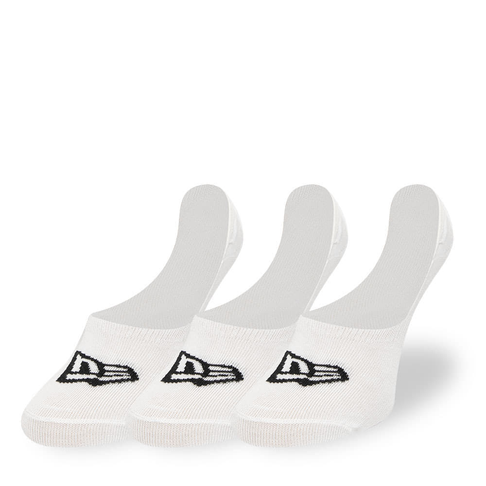 Ponožky New Era Flag Invisible 3-Pack White