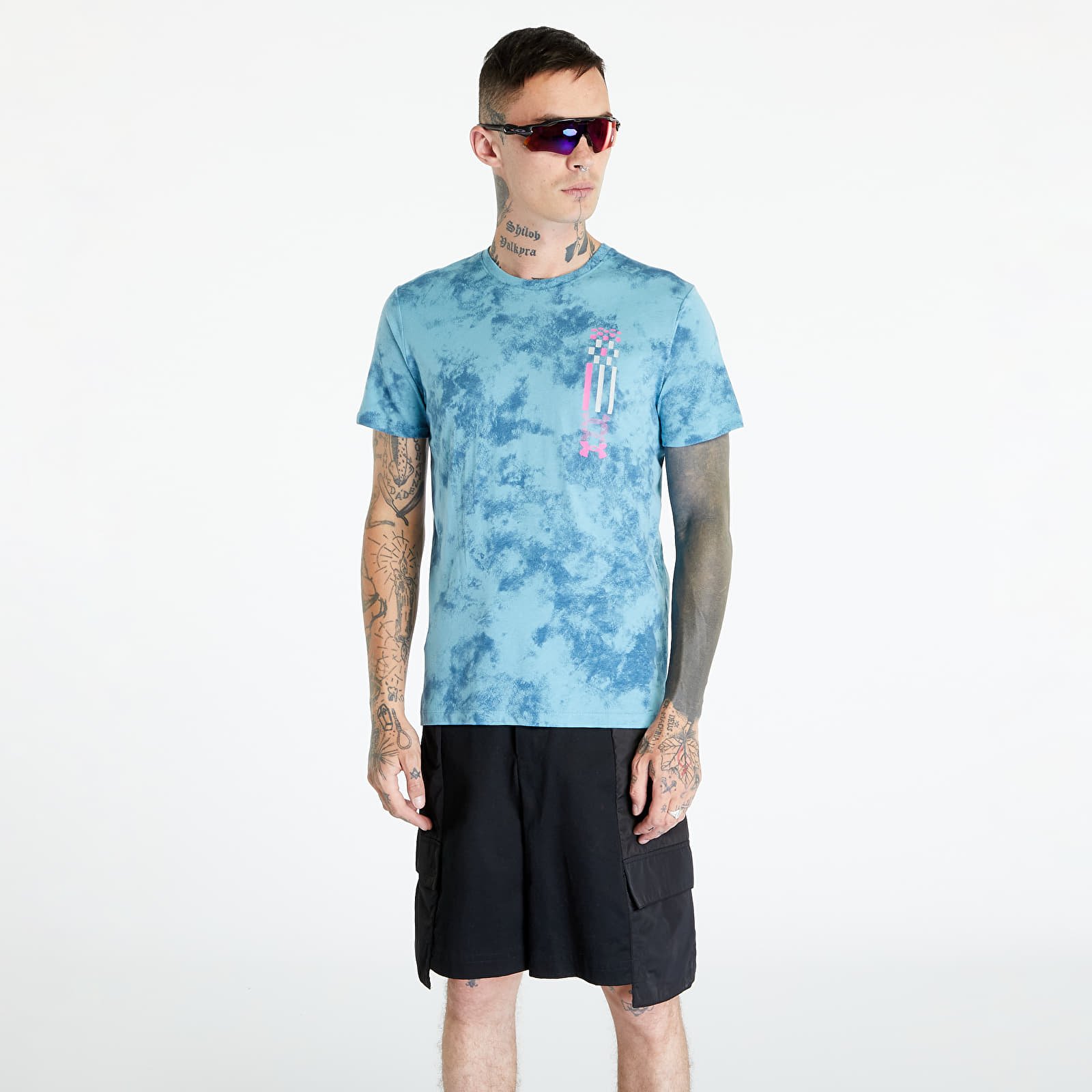 Marškinėliai Under Armour Run Anywhere Short Sleeve T-Shirt Blue/ Pink