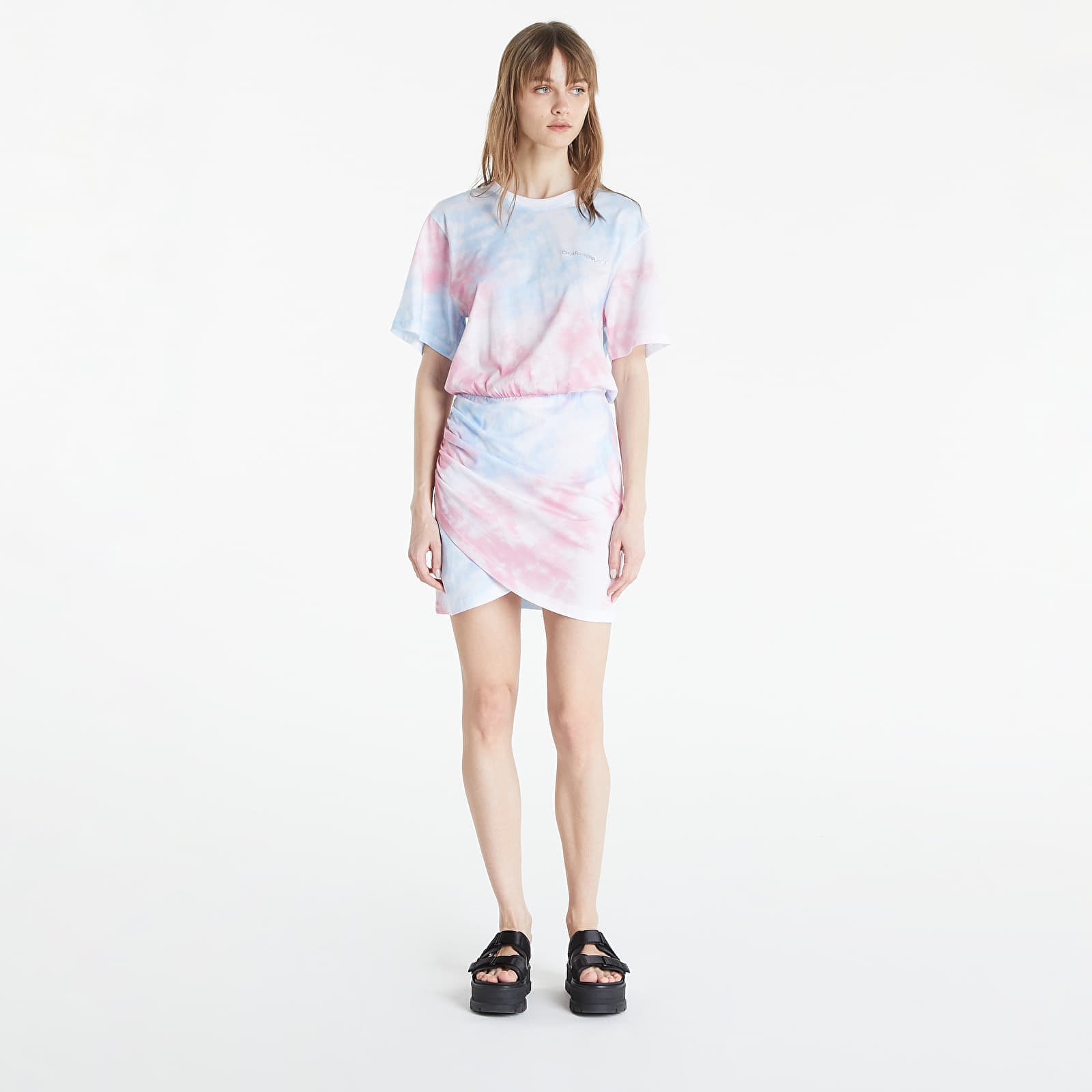 Šaty Chiara Ferragni J.Sara Pr Tie Dye Cf Dress White