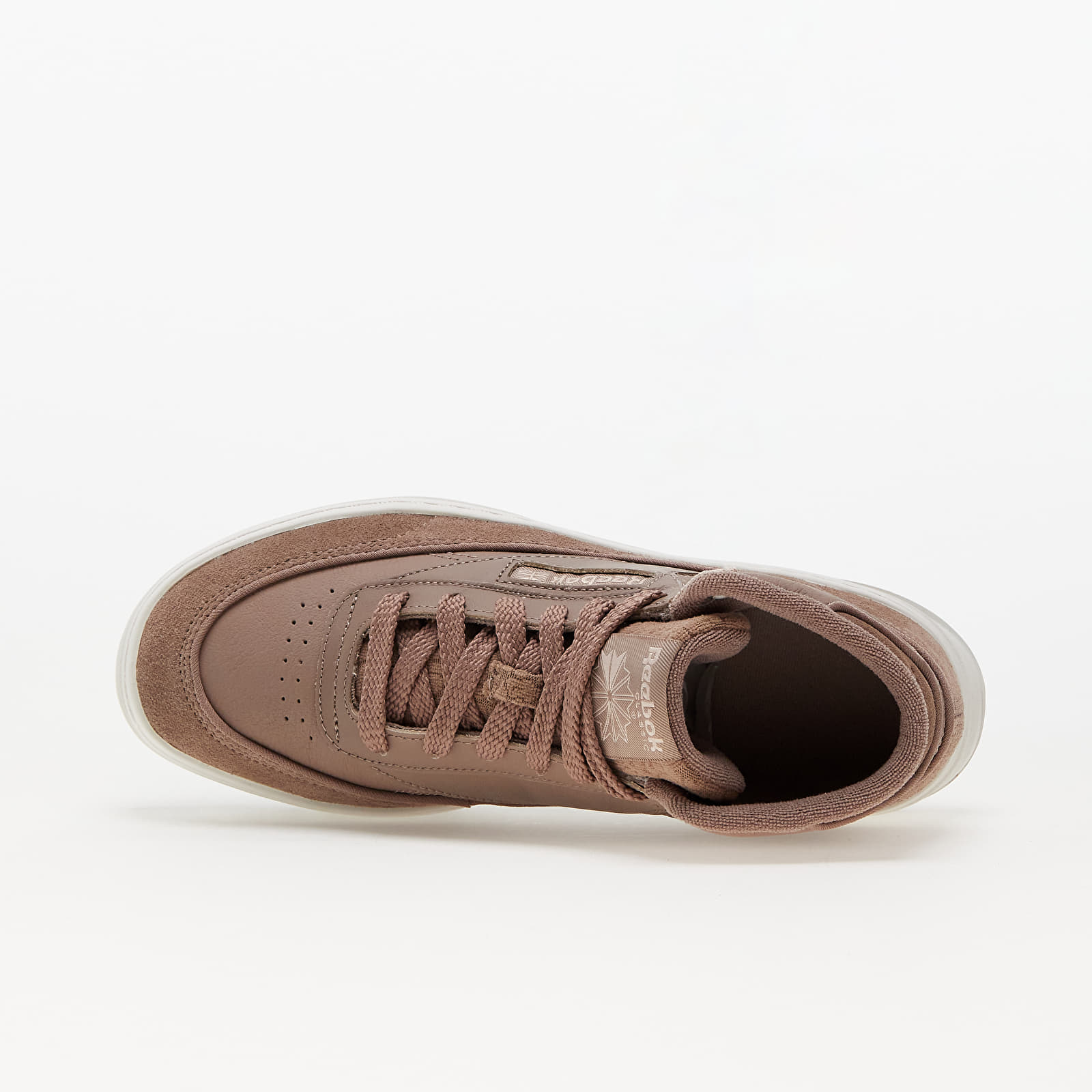 Дамски кецове и обувки Reebok Club C Geo Mid Taupe/ Chalk/ Sofecr
