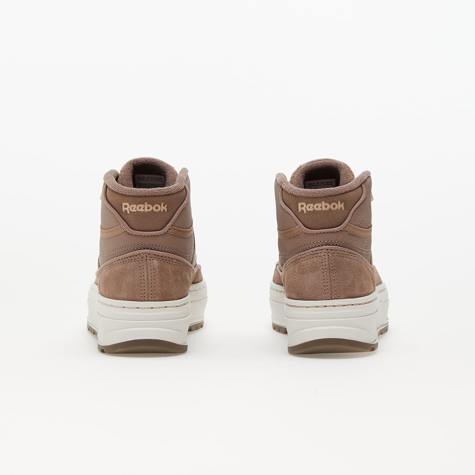 Дамски кецове и обувки Reebok Club C Geo Mid Taupe/ Chalk/ Sofecr