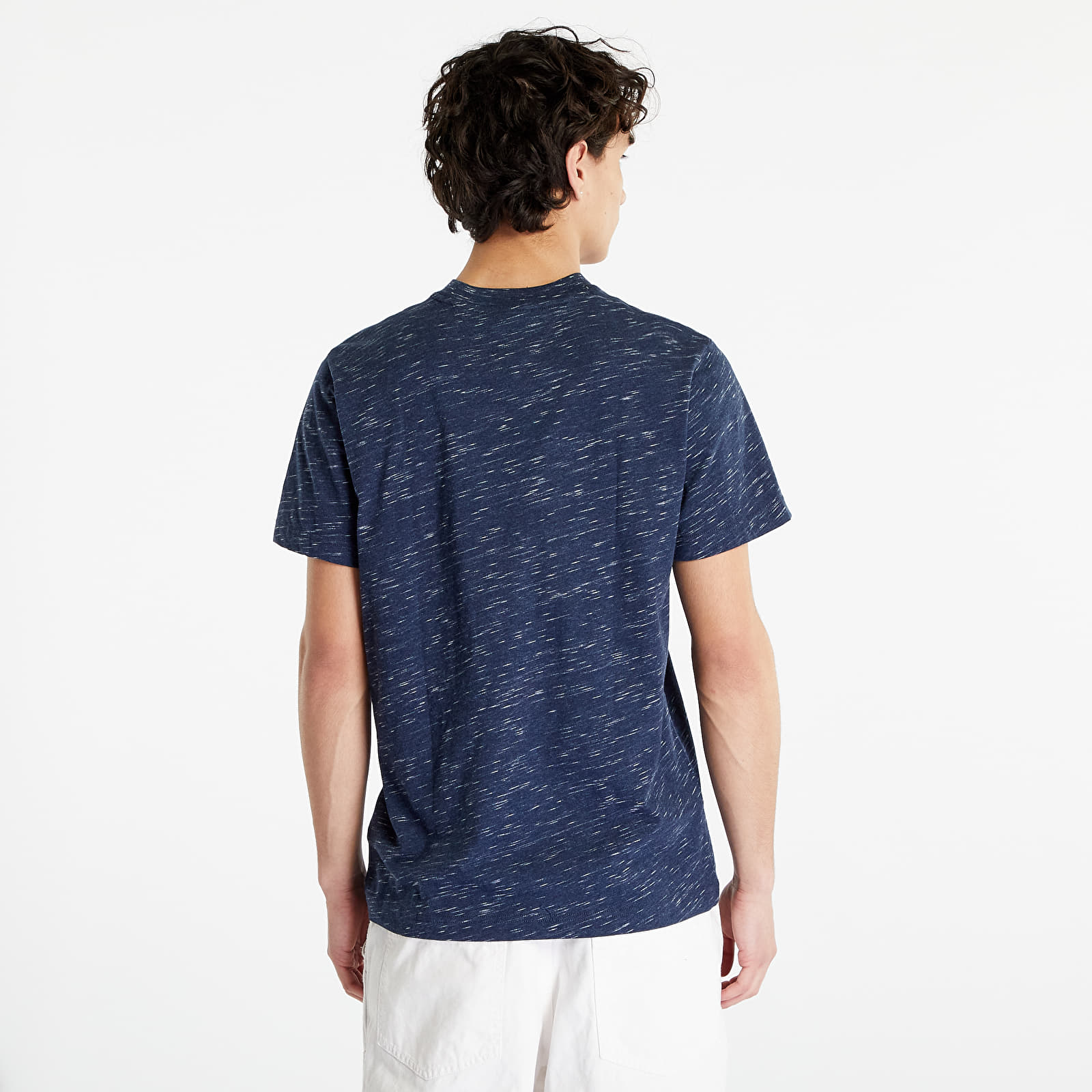 Tričká TOMMY JEANS Regular Heathered Short Sleeve T-Shirt Twilight Navy