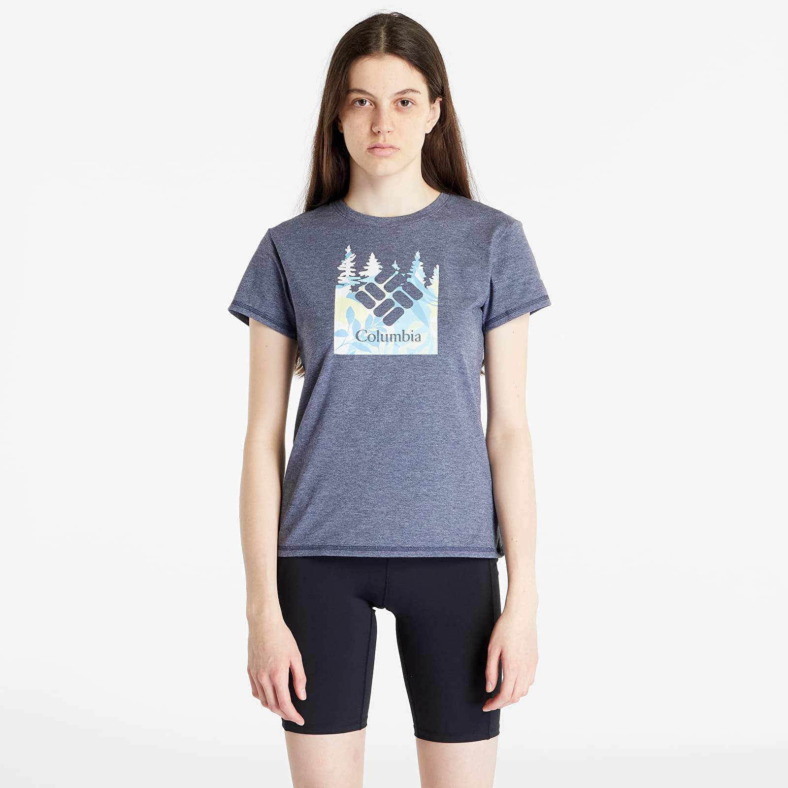 Trička Columbia Sun Trek™ Short Sleeve Graphic Tee Nocturnal/ Arboreal