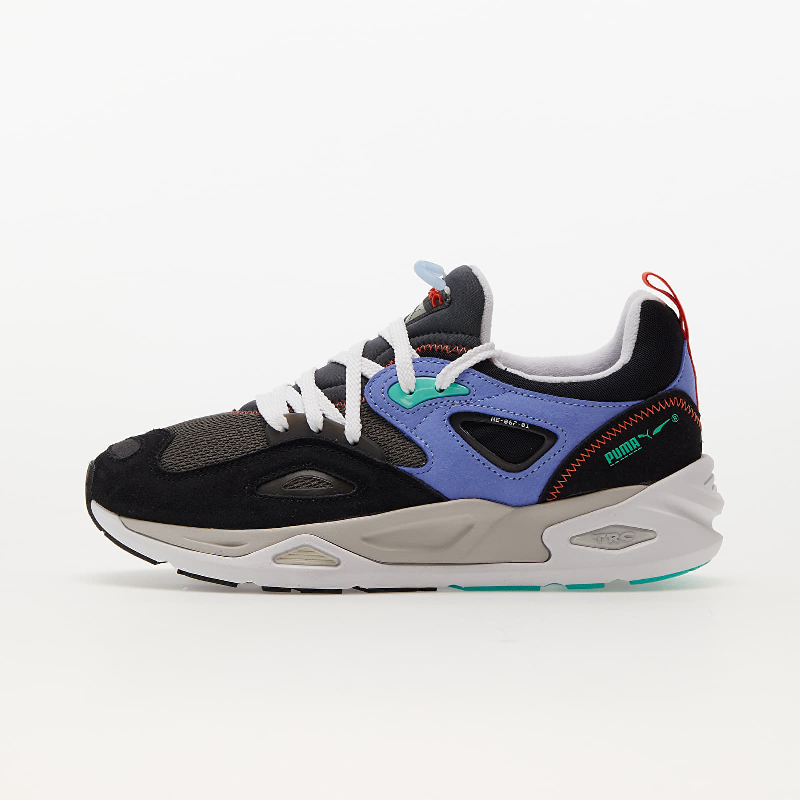 Herenschoenen Puma TRC Blaze The Triangle Asphalt/ Puma Black/ Elektro Purple