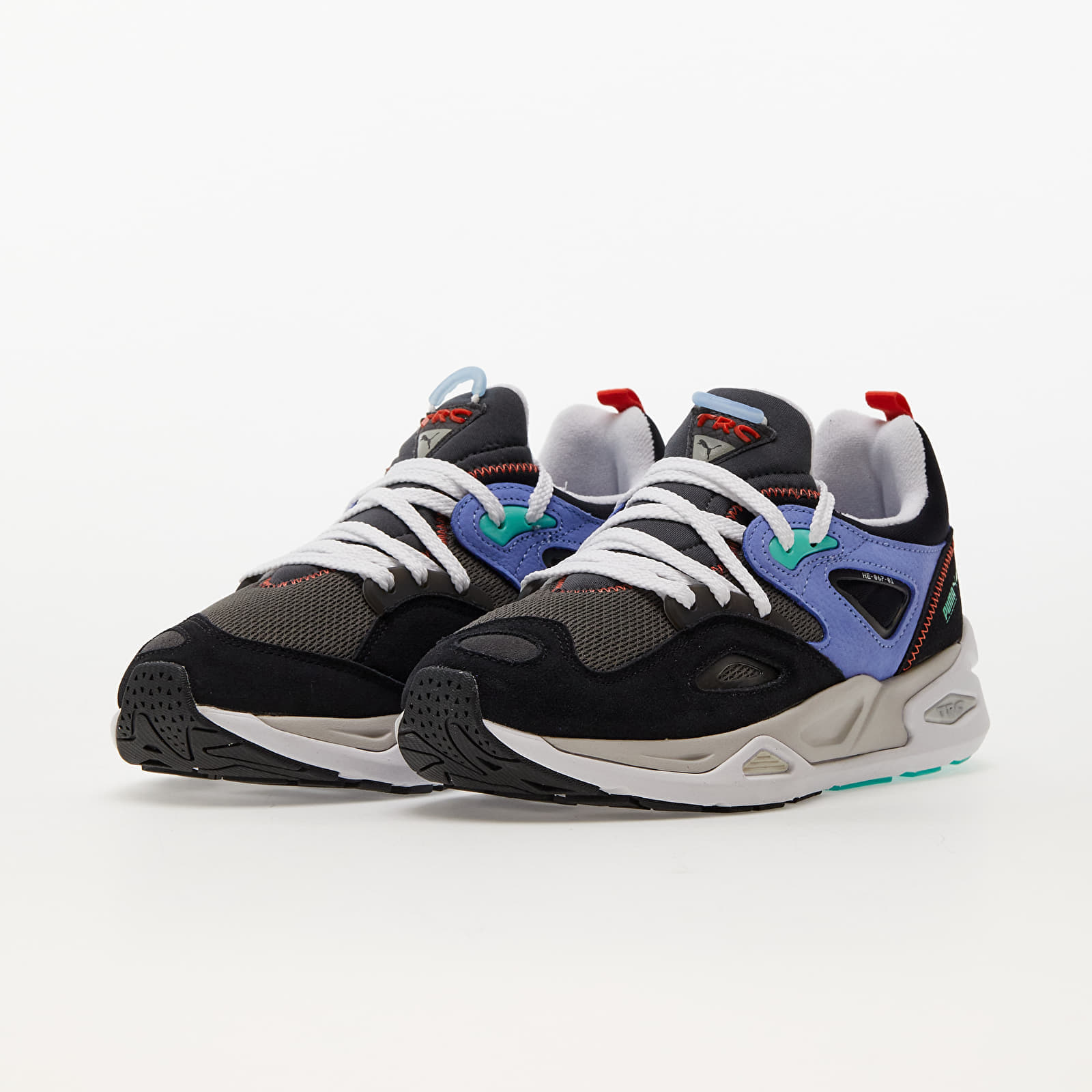 Herenschoenen Puma TRC Blaze The Triangle Asphalt/ Puma Black/ Elektro Purple
