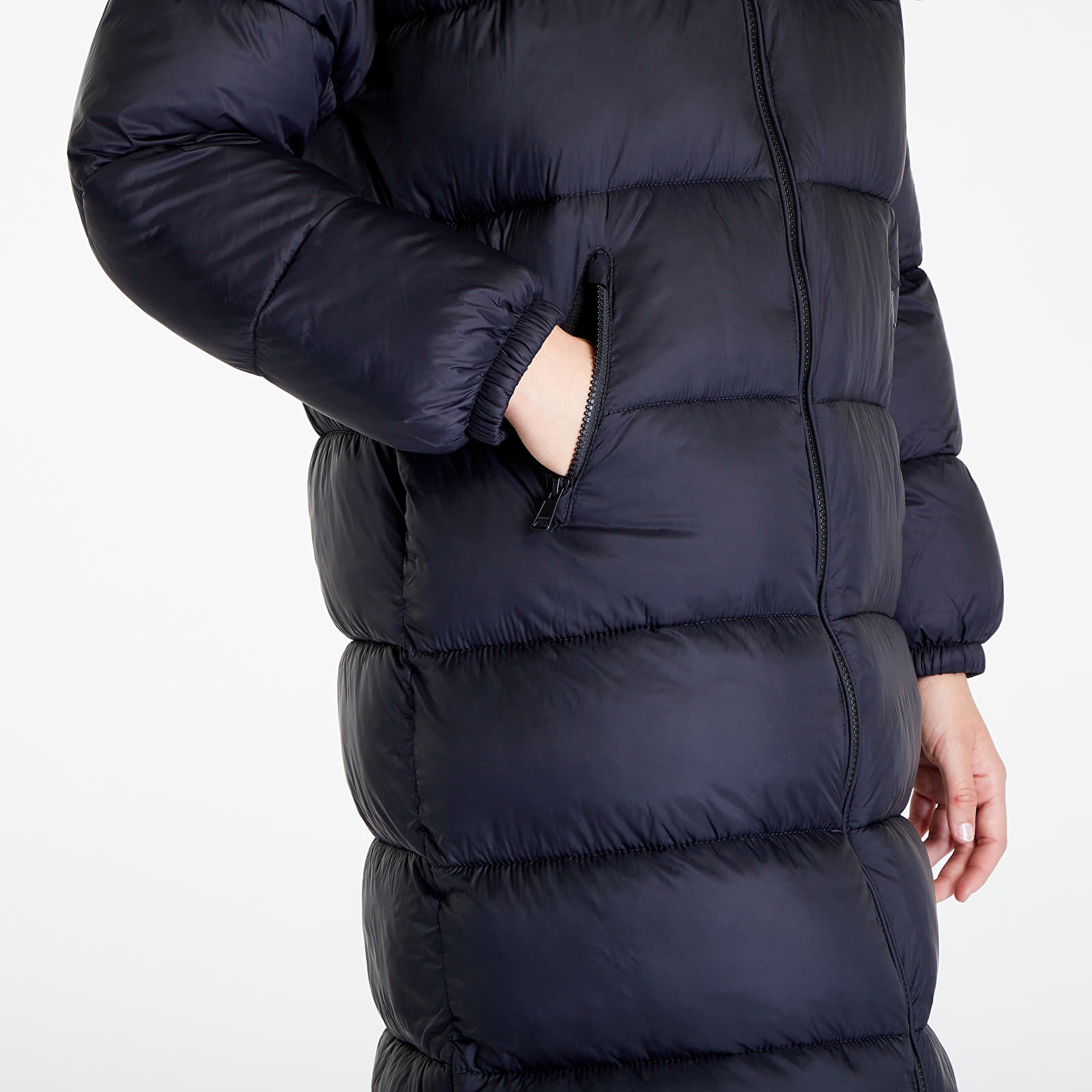 Bundy a kabáty Napapijri A-Box Long W 1 Puffer Jacket Black