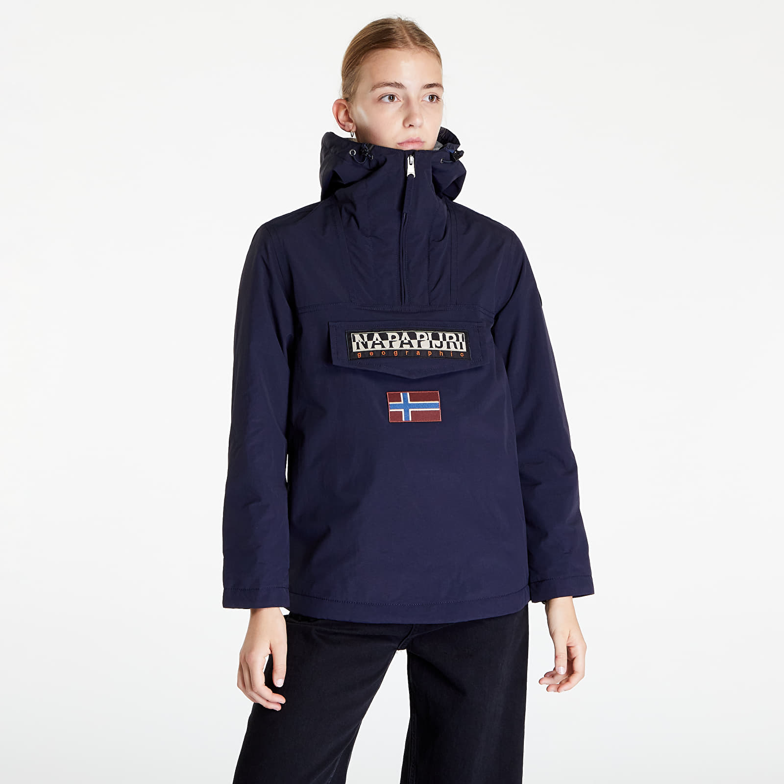 Jackets NAPAPIJRI Rainforest W Wint 5 Jacket Blu Marine Queens
