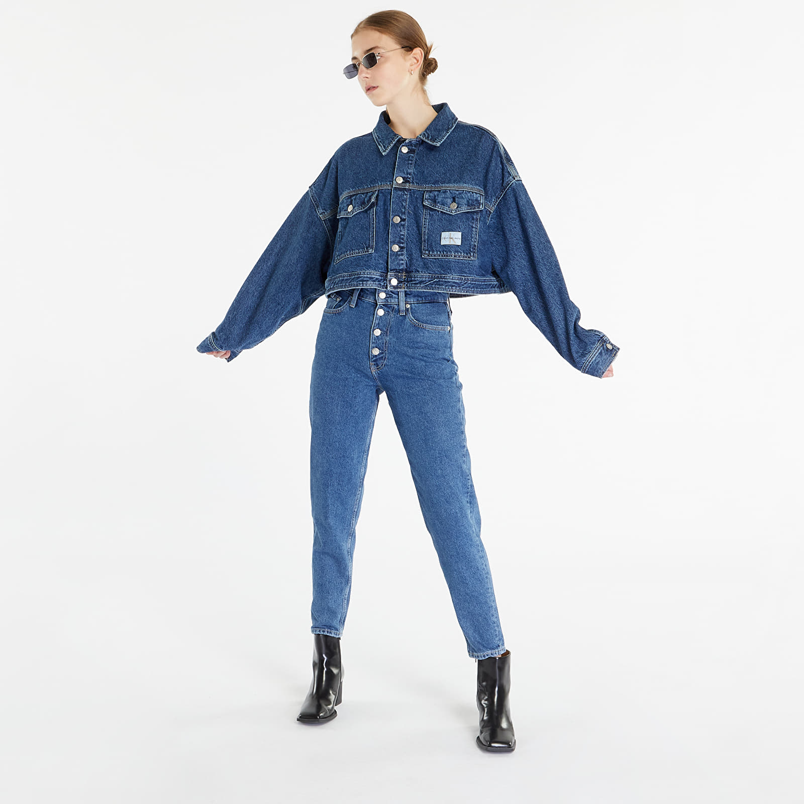 Calvin klein cropped jeans outlet