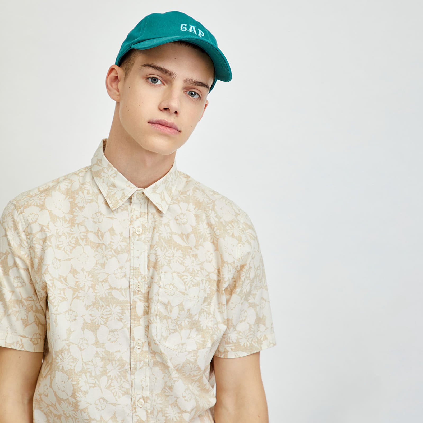 Caps GAP V-Sum Micro Logo Hat Jade Stone