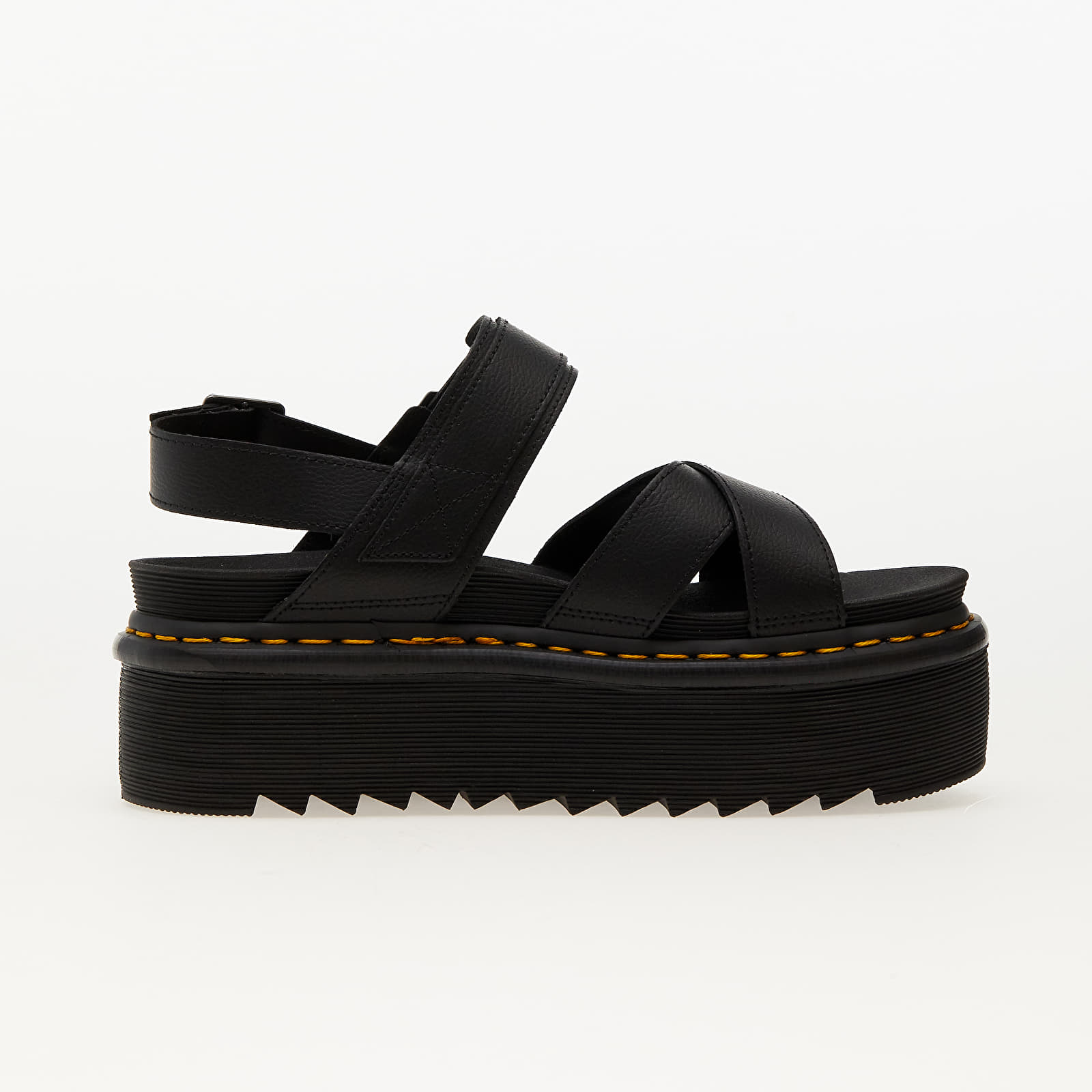 Dámské tenisky a boty Dr. Martens Voss II Quad Cross Strap Sandal Black Athena