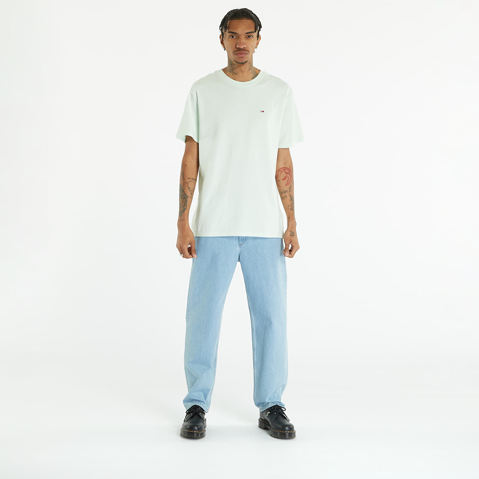 T-Shirts TOMMY JEANS Classic Solid T-Shirt Minty