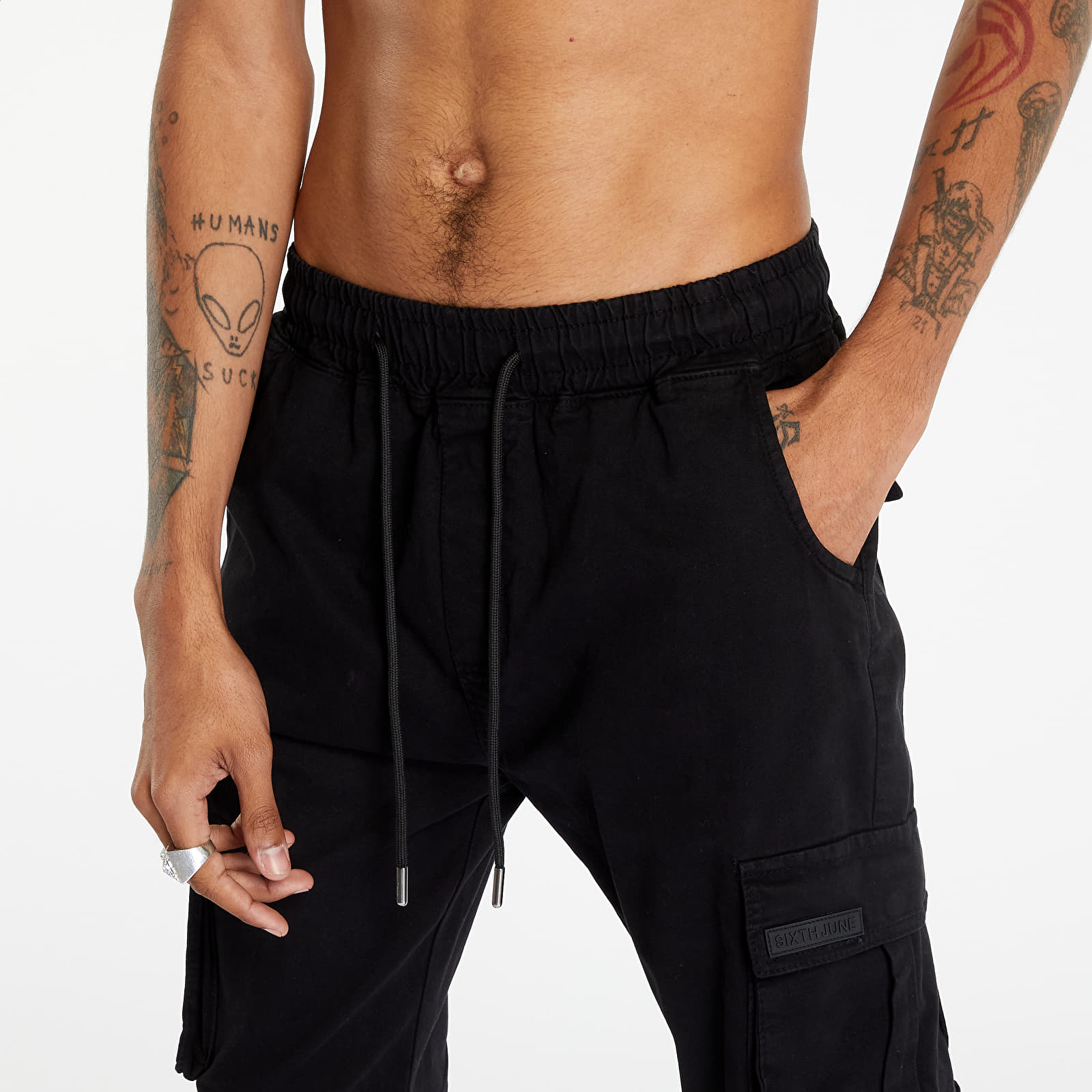 Cargo pants Sixth June Essential Cargo Black