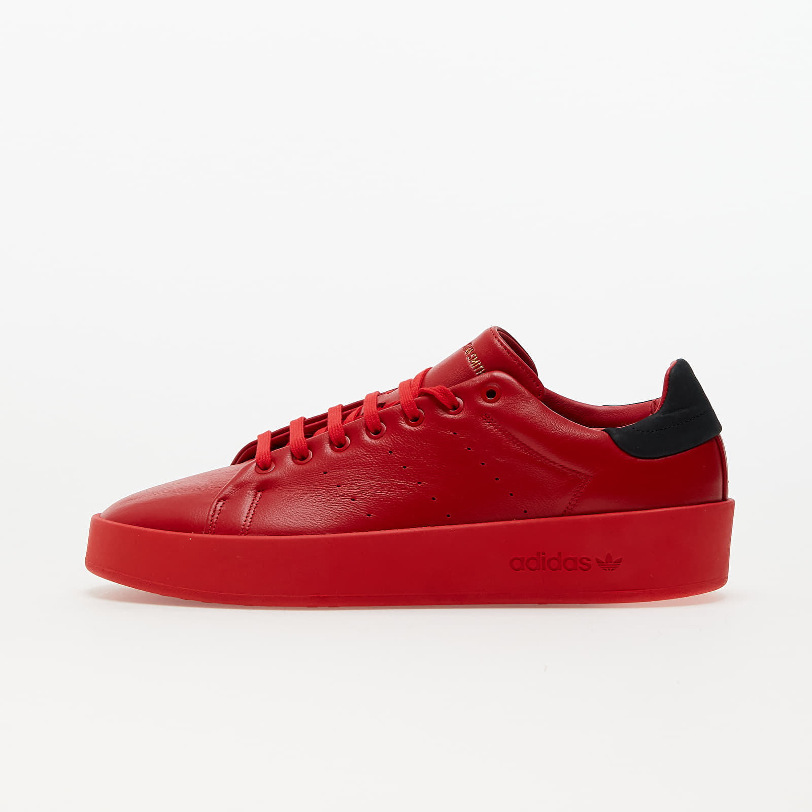 Adidas originals mens stan smith trainers red night/red night/core black top