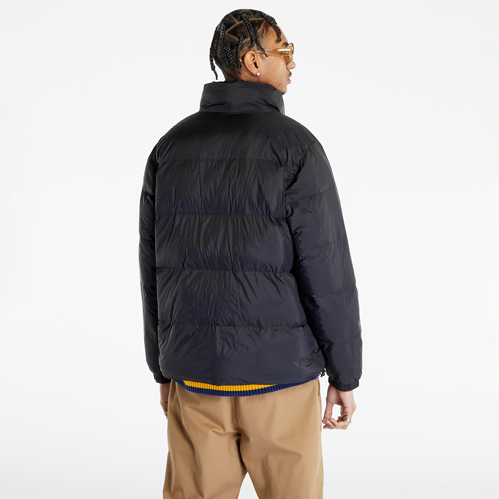 Vans black padded coat cheap