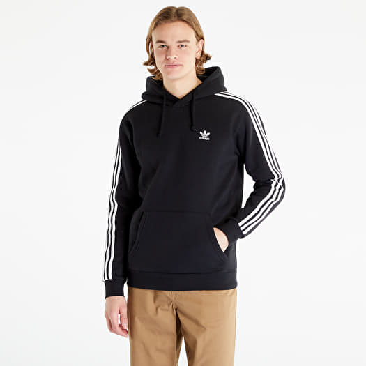 Sweatshirts adidas Originals Adicolor Classics 3 Stripes Hoody Black Queens