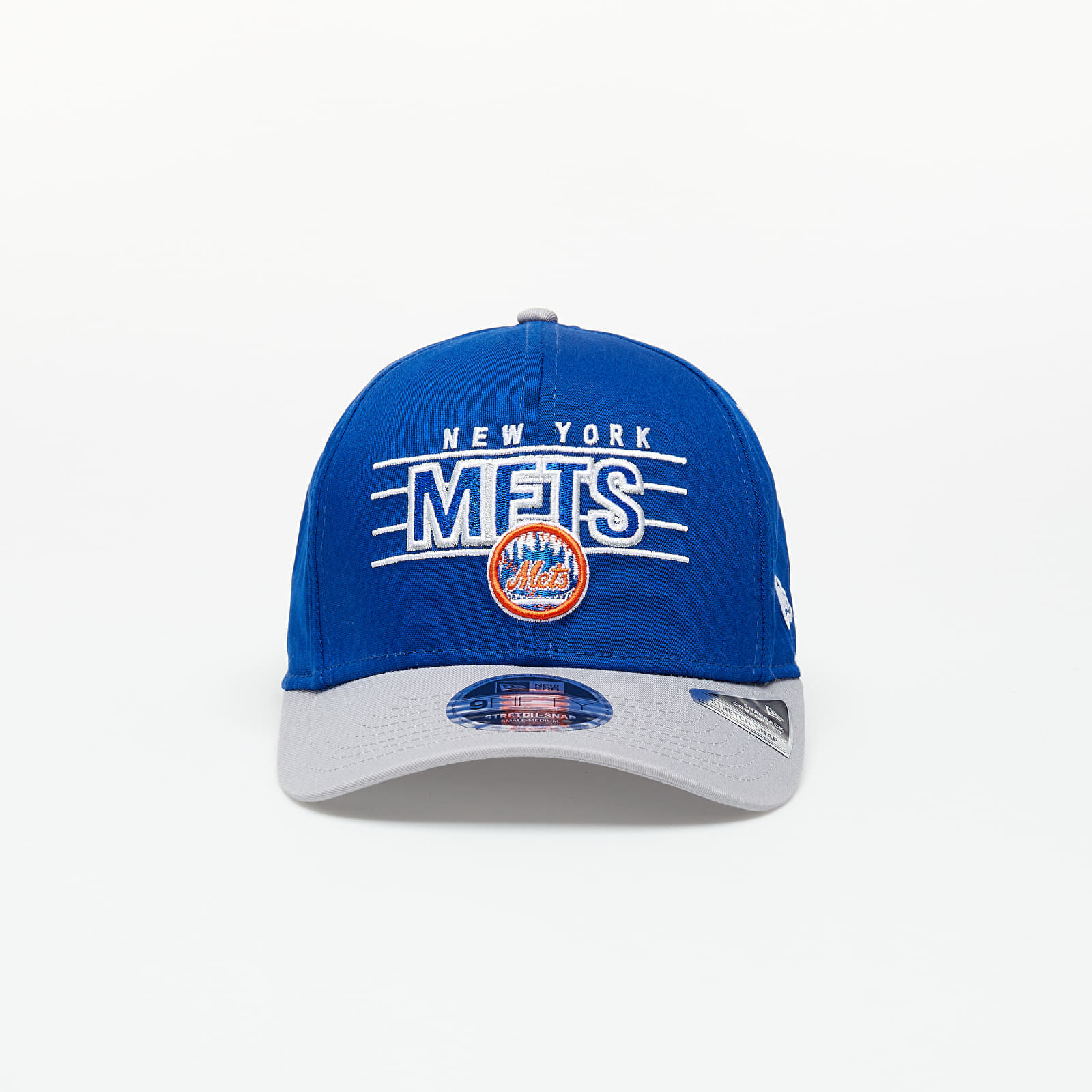 Șepci New Era 9Fifty Stretch Snap Mlb Team Wordmark New York Mets Light Grey/ Blue