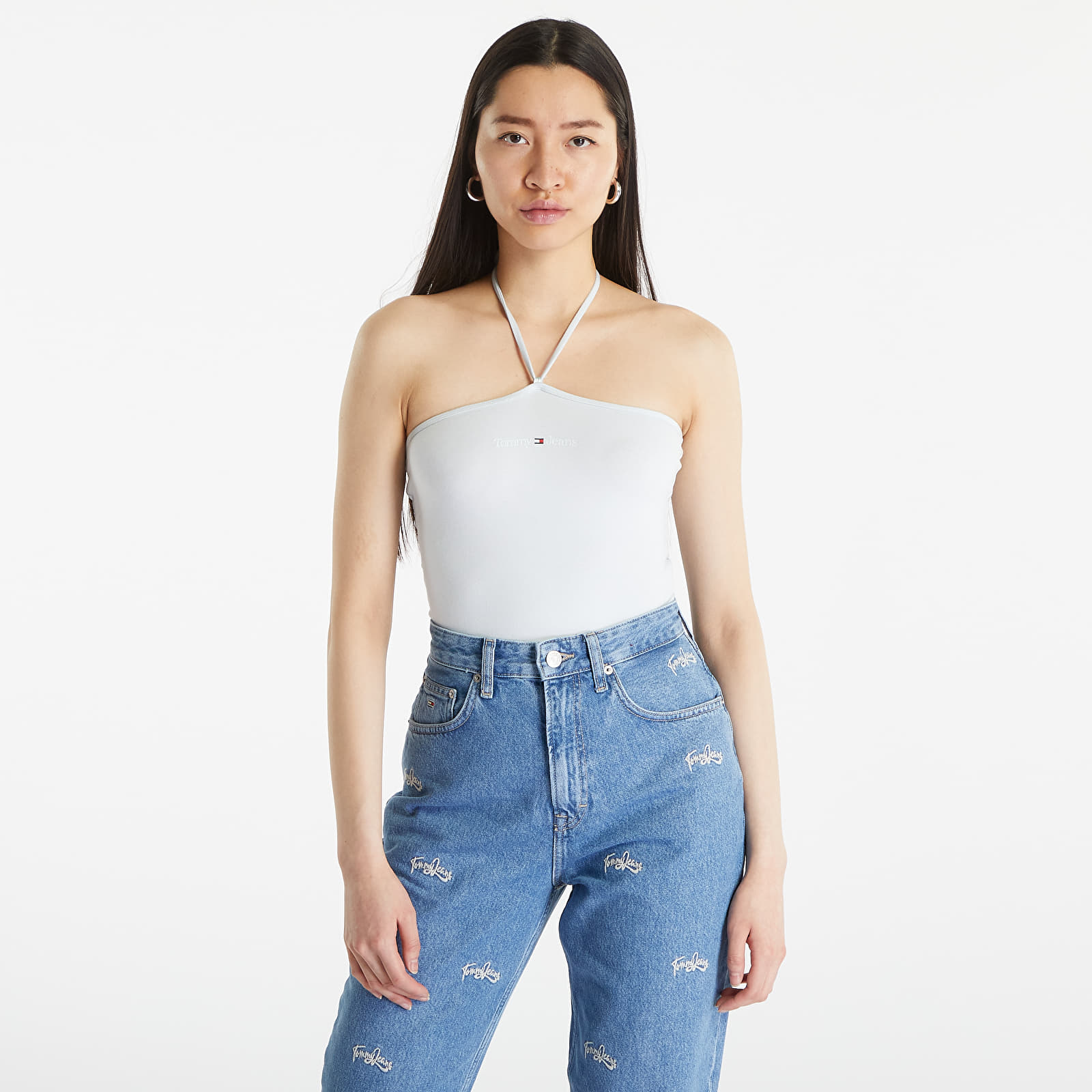 Body TOMMY JEANS Tonal Linear Strapless Body Shimmering Blue