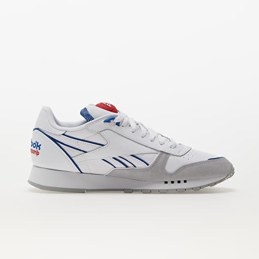Men's sneakers and shoes Reebok Classic Leather Pump Ftw White/ Vector  Blue/ Vector Red