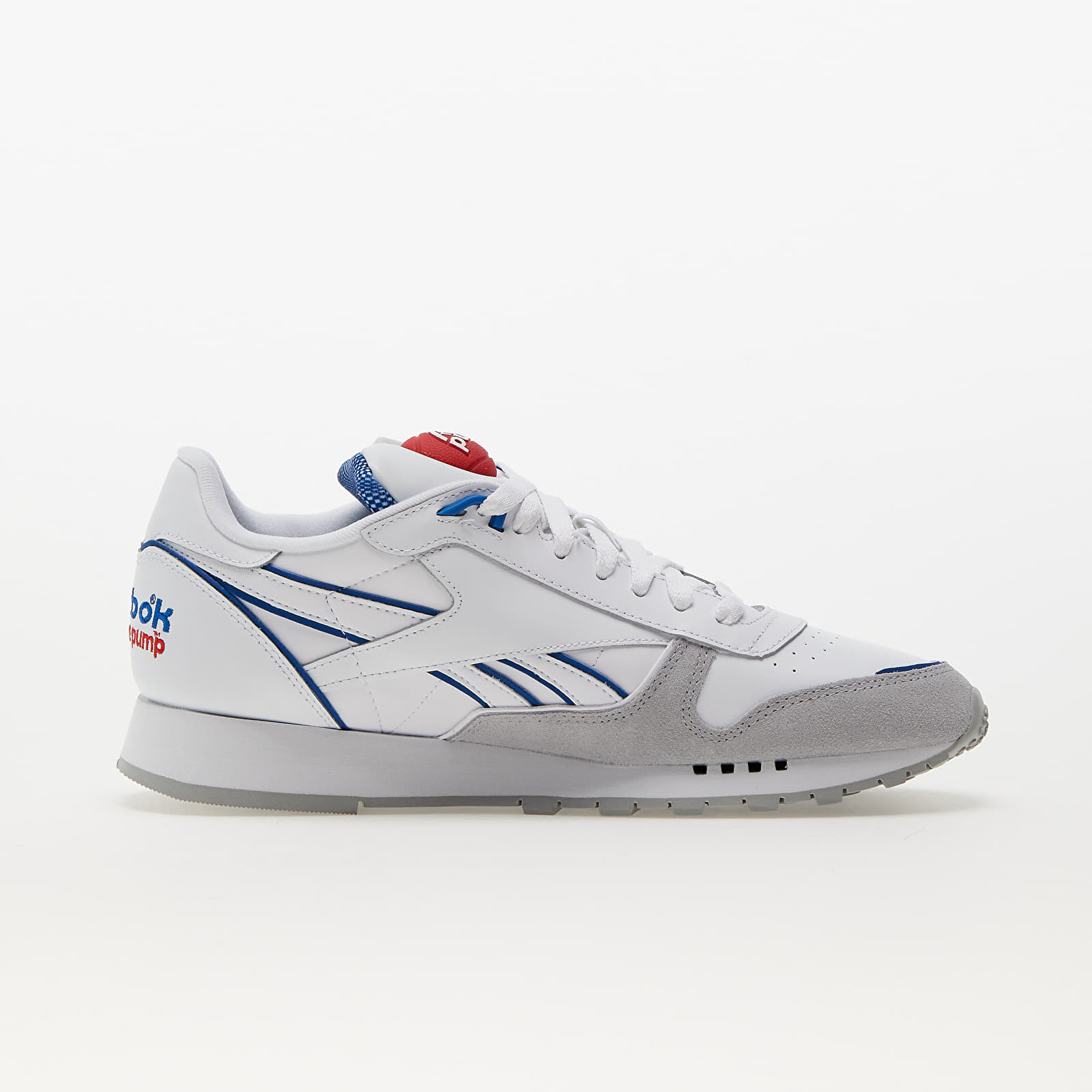 Sneakers och skor för män Reebok Classic Leather Pump Ftw White/ Vector Blue/ Vector Red