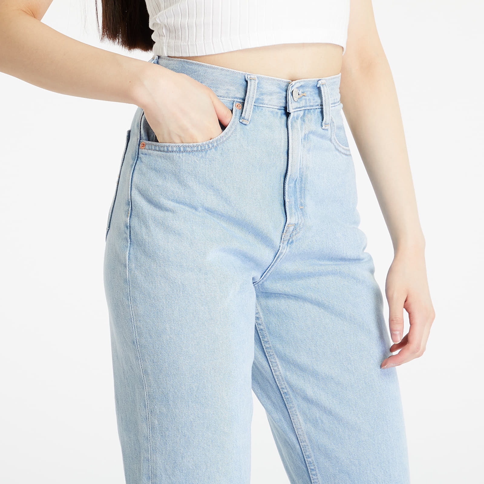 Jeans TOMMY JEANS Mom Ultra High Rise Tapered Jeans Denim Light