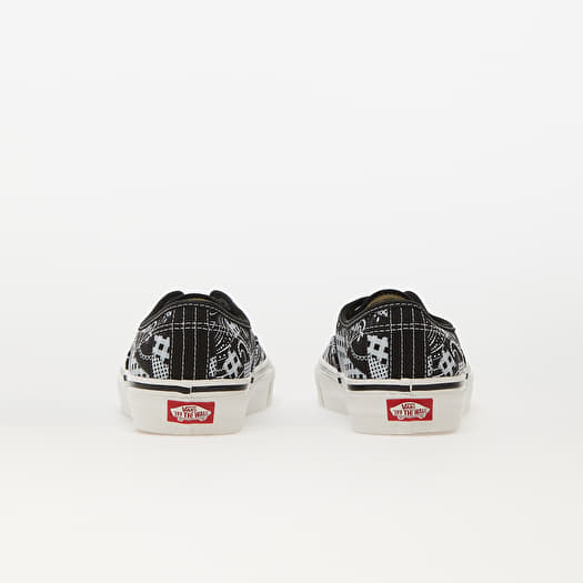 Vans otw repeat authentic black & white shoes cheap