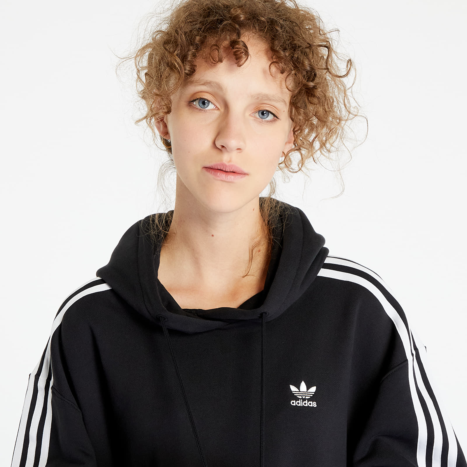 Black adidas oversized hoodie sales