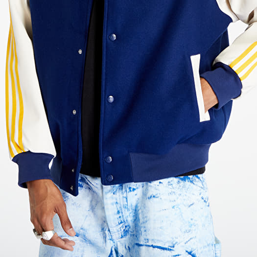 Adidas yellow stadium jacket store