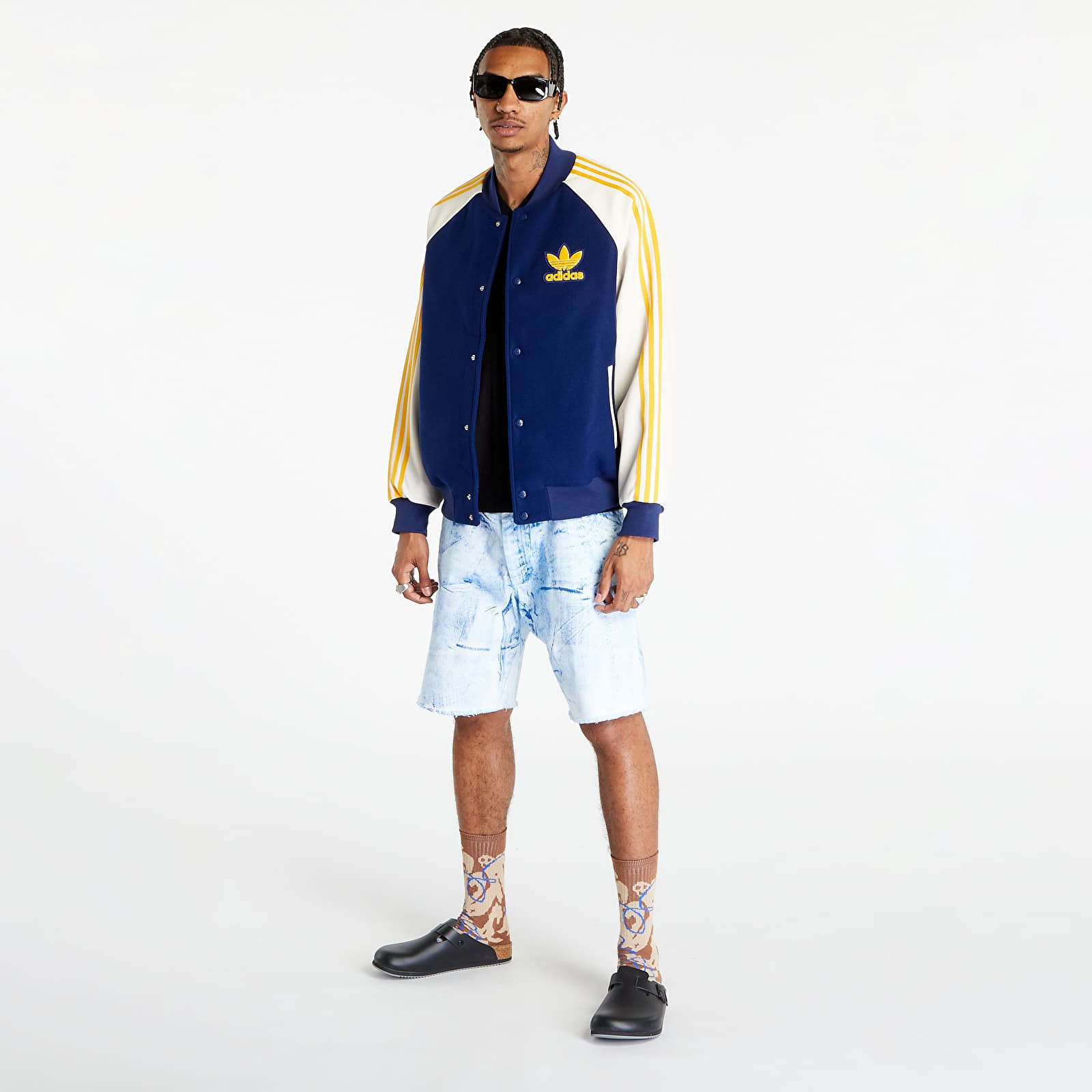 Blue adidas jacket outfit top