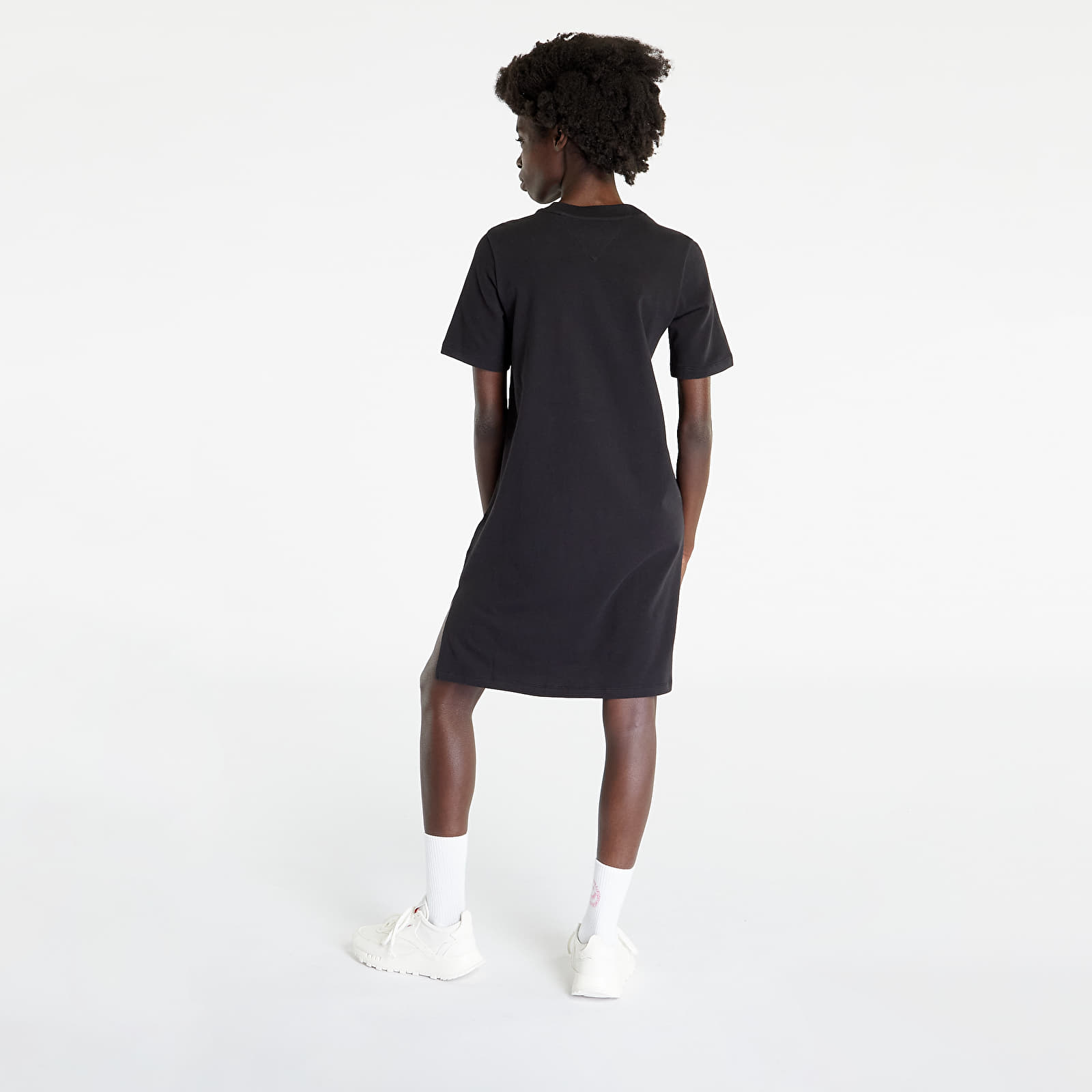 Dresses TOMMY JEANS Xs Badge T-Shirt Dress Black