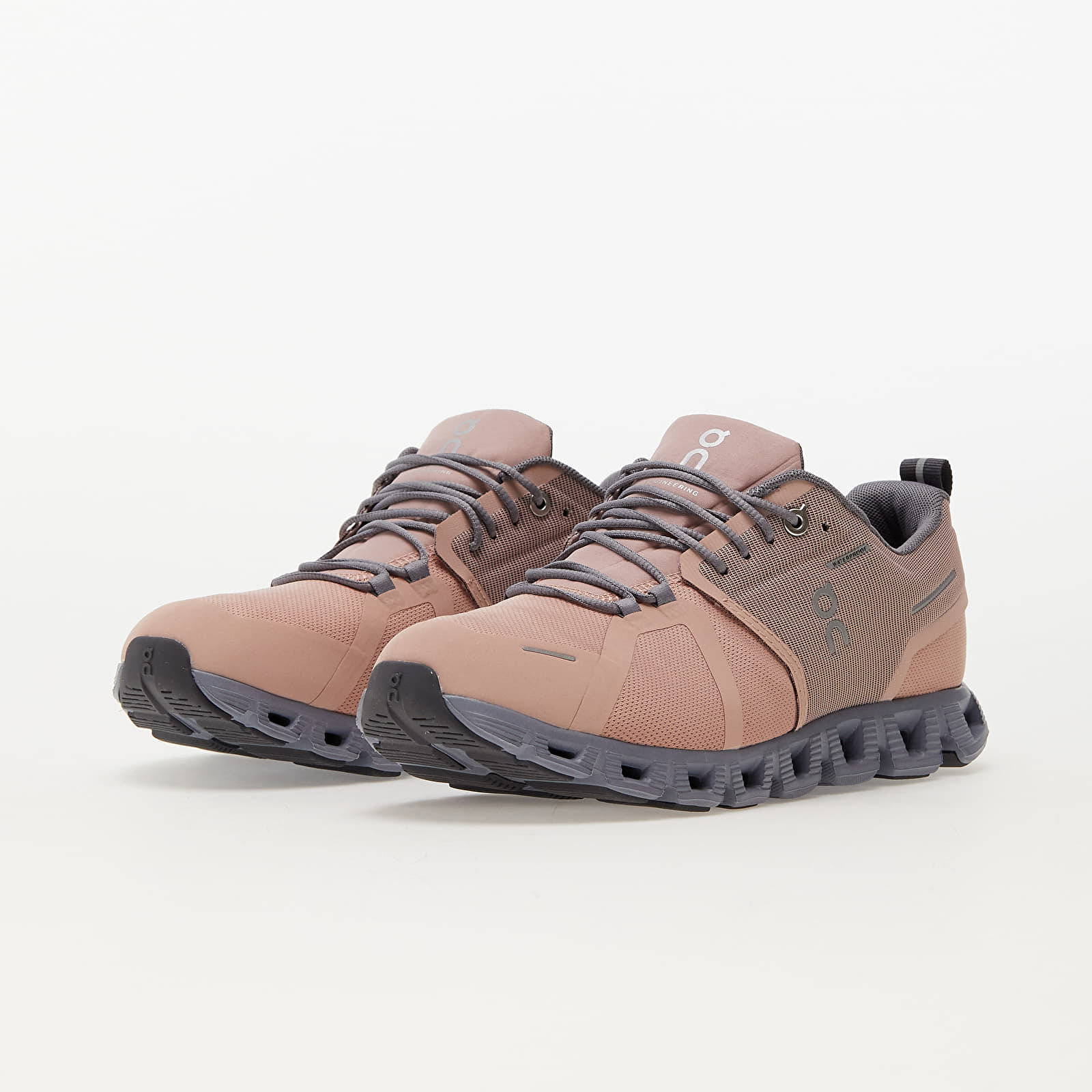 Naisten lenkkarit ja kengät On W Cloud 5 Waterproof Rose/ Fossil