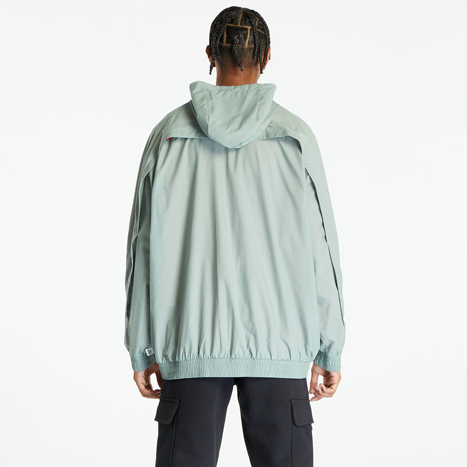 Větrovky adidas Performance City Escape Premium Windbreaker Silver Green