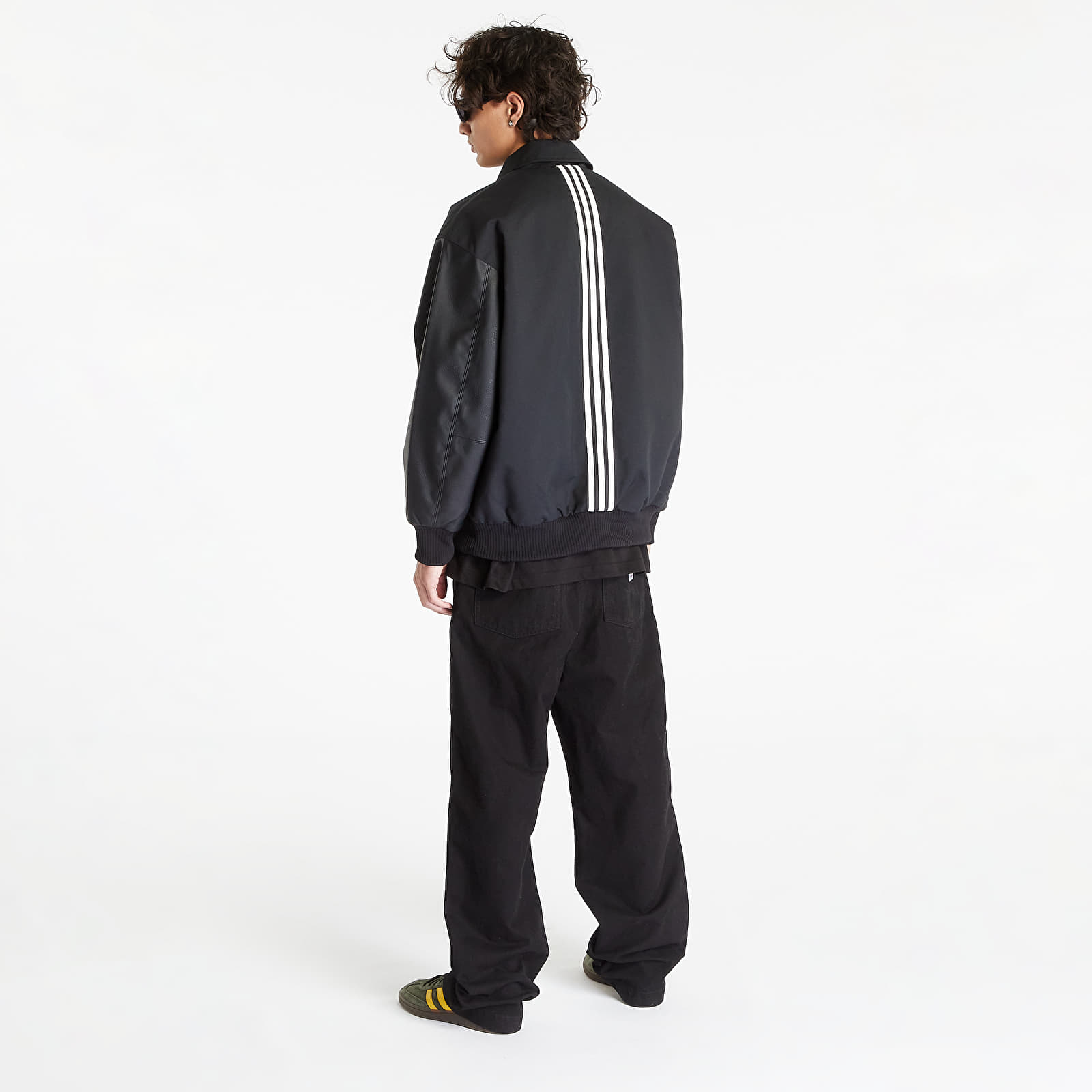 Chaquetas adidas Originals WNTR Sweatshirt Varsity Jacket Black
