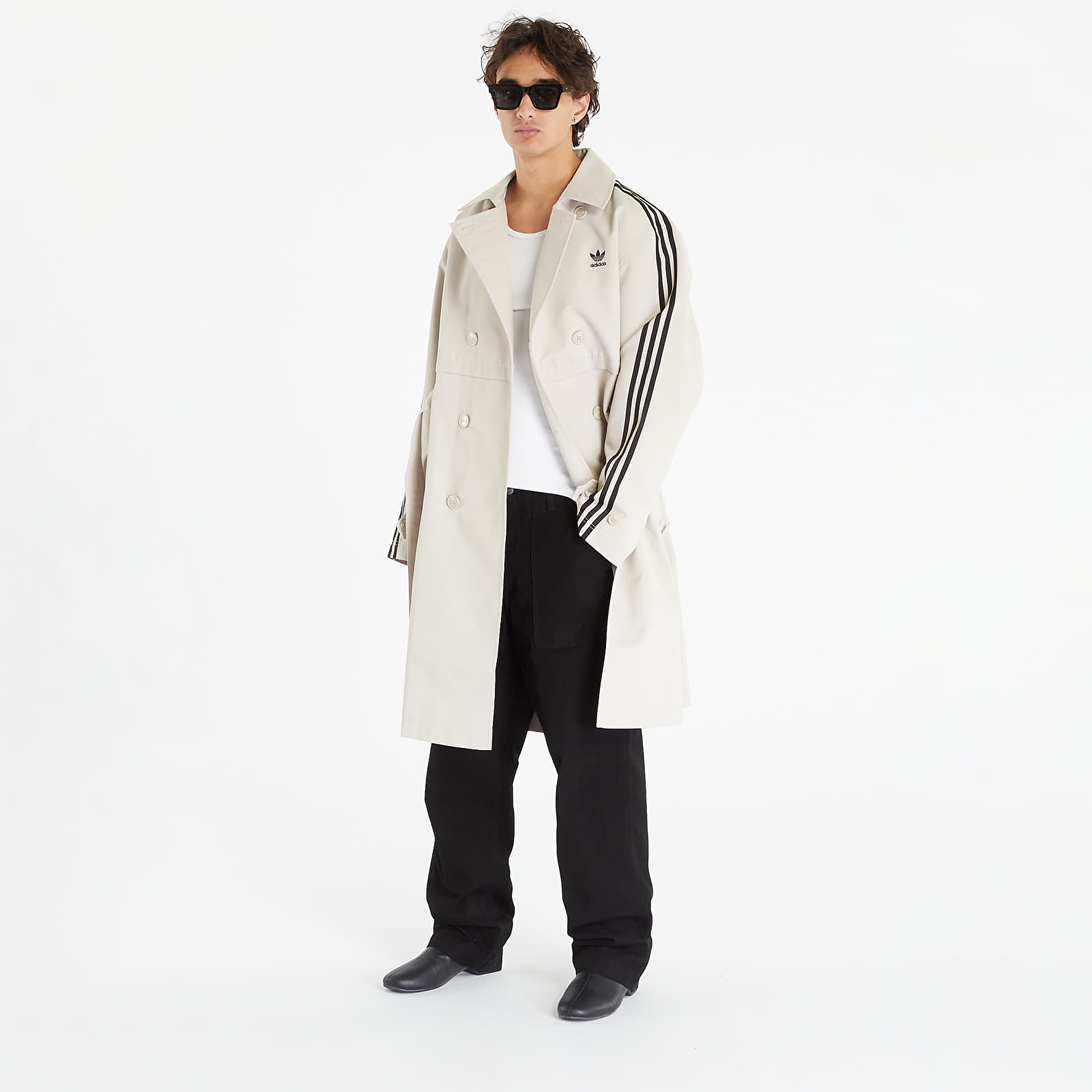 Adidas 3 stripe coat sale