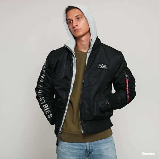 Bunda Alpha Industries MA-1 D-Tec SE Black / Grey
