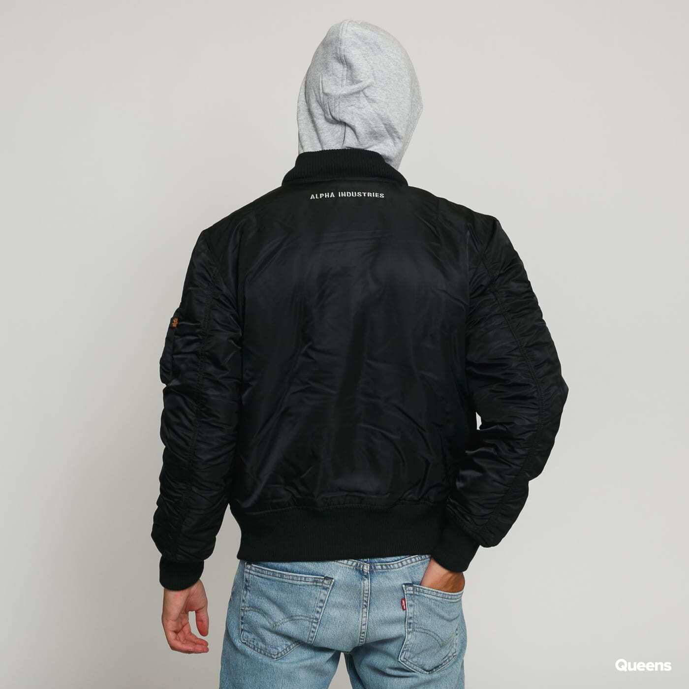 Jackets Alpha Industries MA-1 D-Tec SE Black / Grey