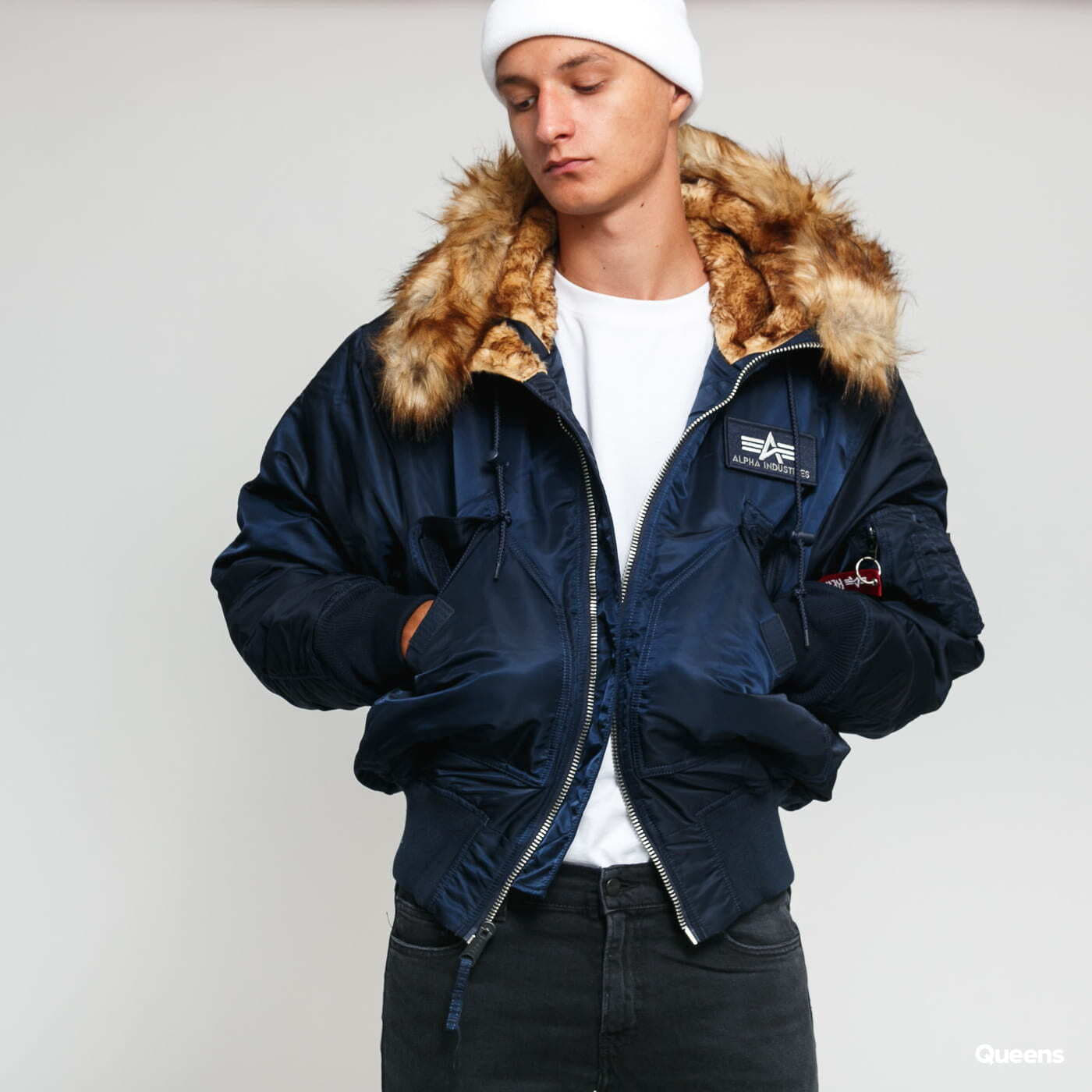 Bundy Alpha Industries 45P Hooded Custom Navy