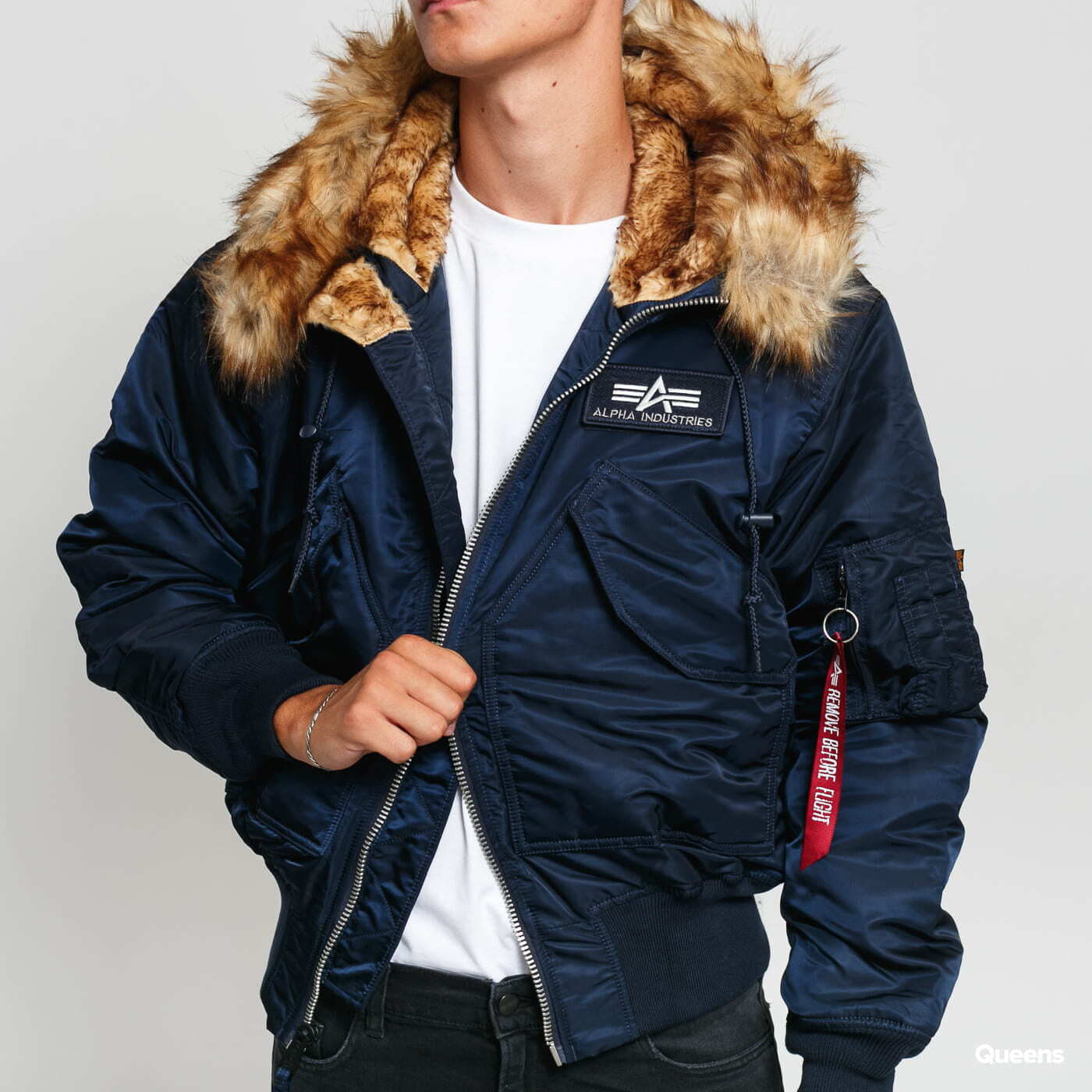 Bundy Alpha Industries 45P Hooded Custom Navy
