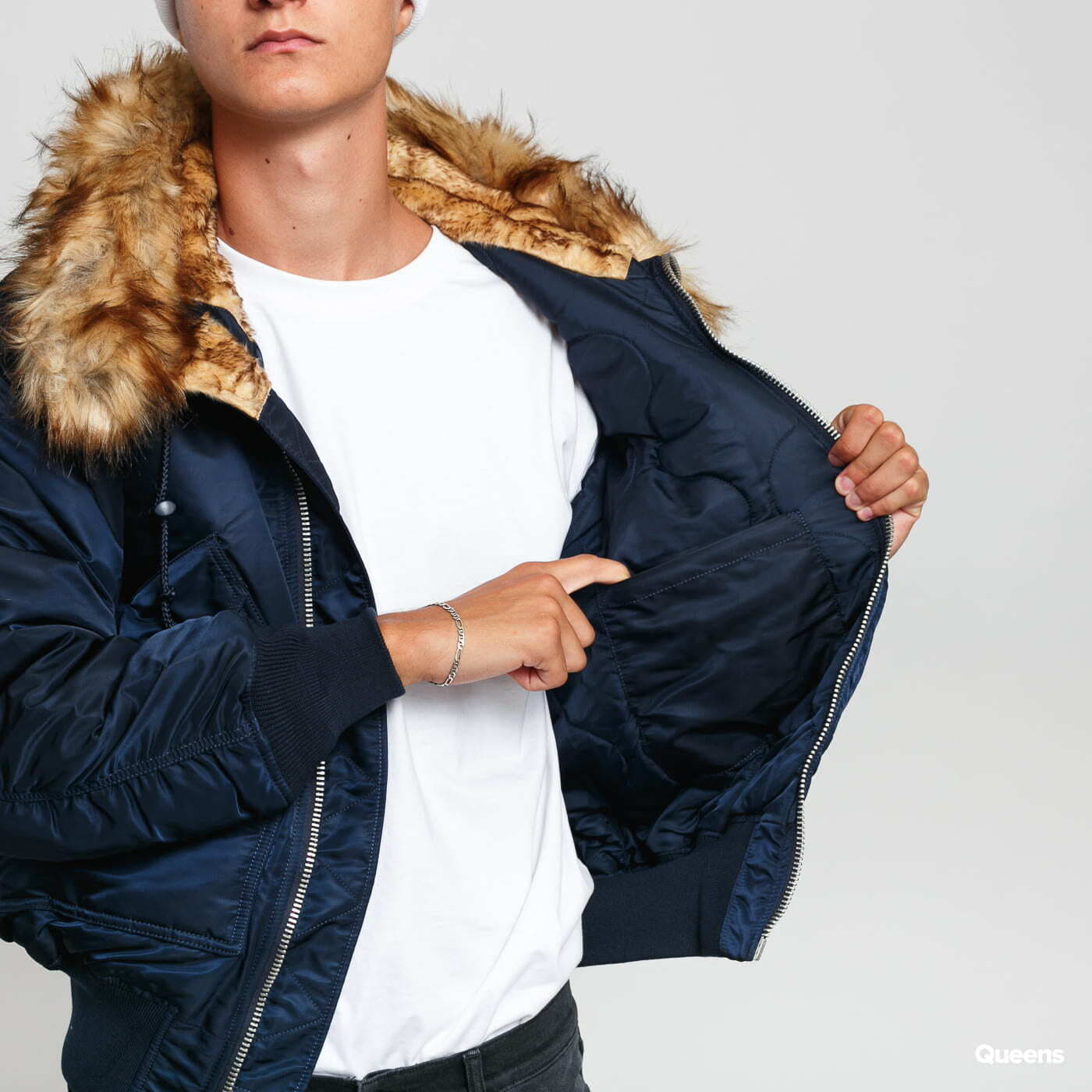 Bundy Alpha Industries 45P Hooded Custom Navy