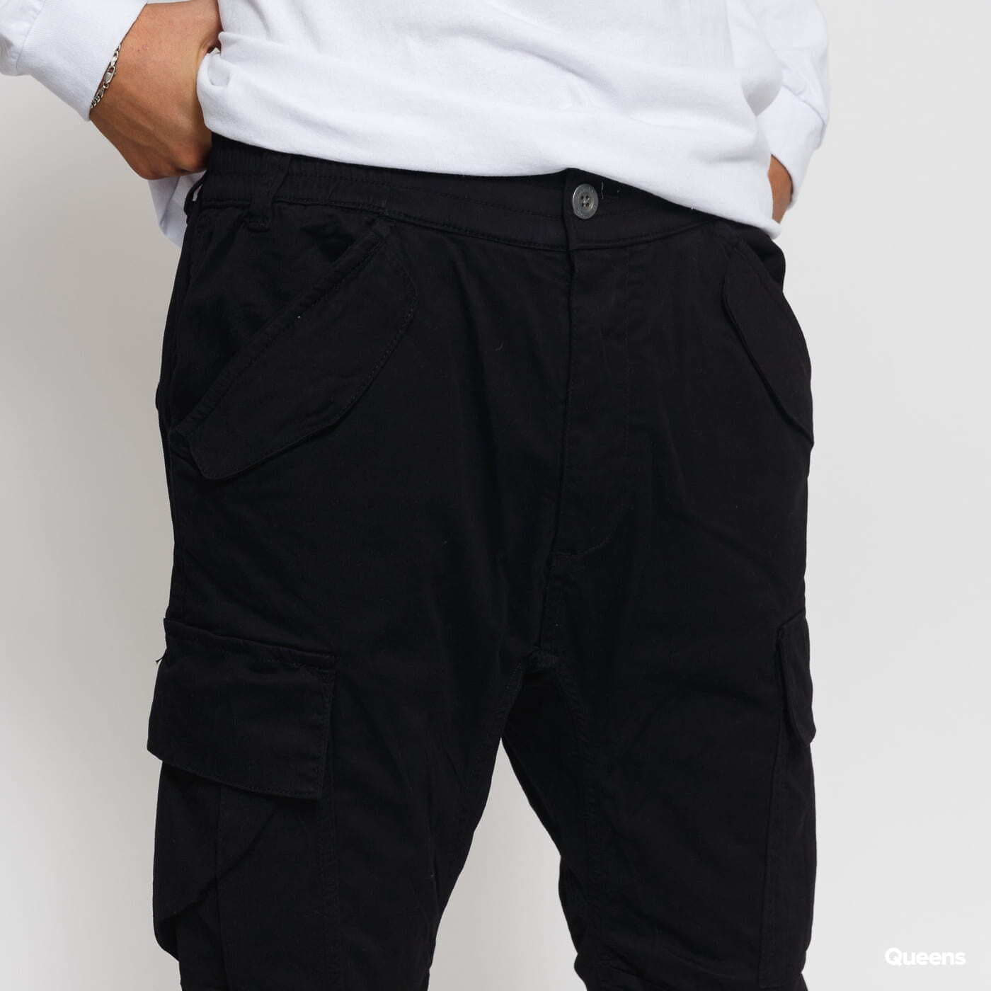 Alpha Industries Black Pant Queens | Pants Airman and jeans