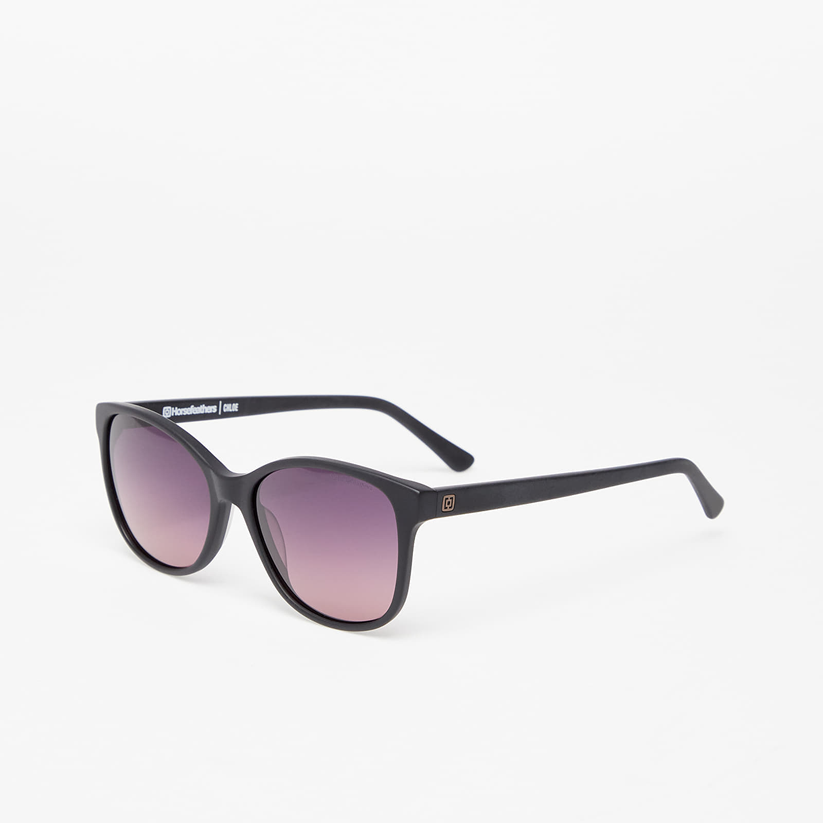 Sunglasses Horsefeathers Chloe Sunglasses Matt Black/ Violet Fade Out