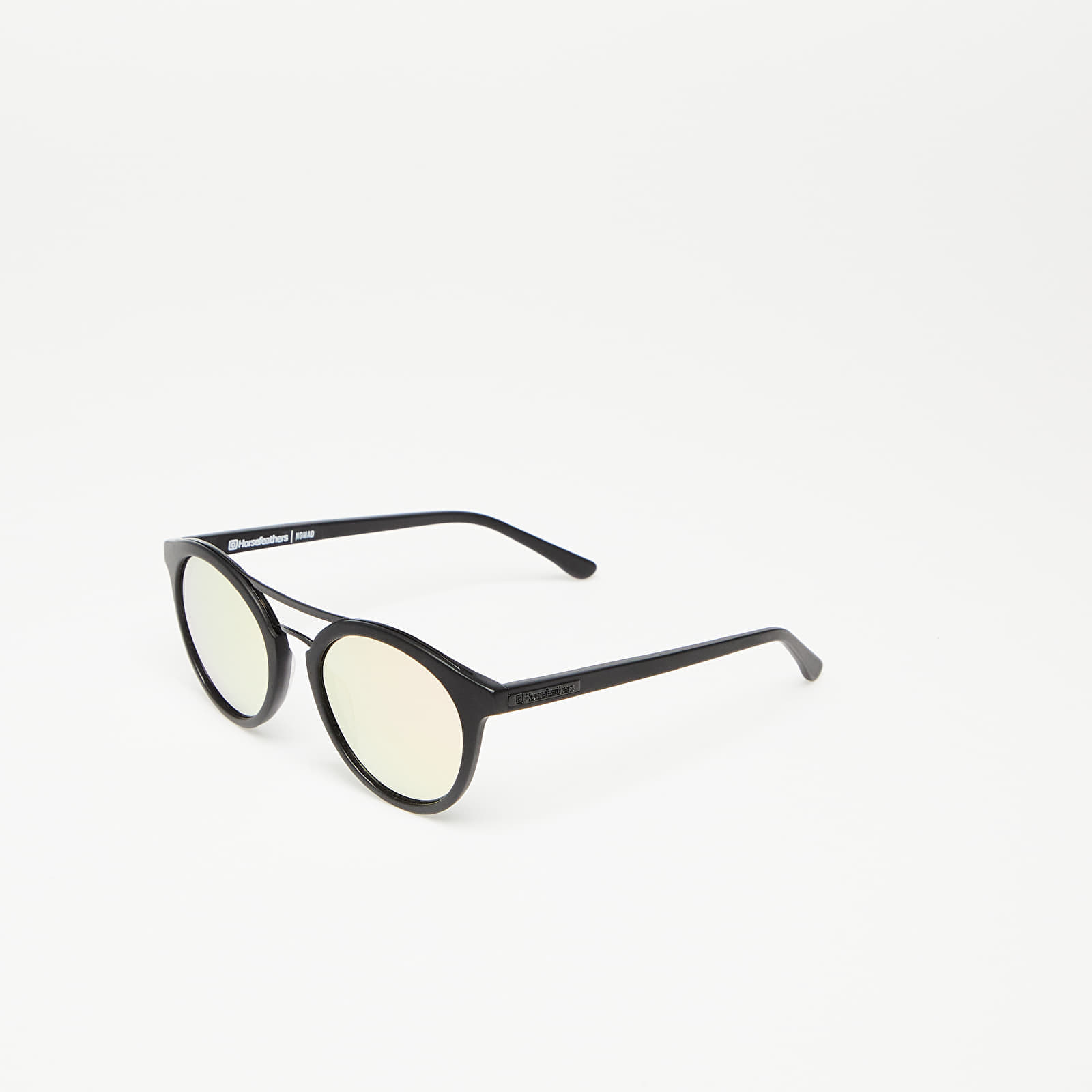 Sunglasses Horsefeathers Nomad Sunglasses Matt Black/ Mirror Rose